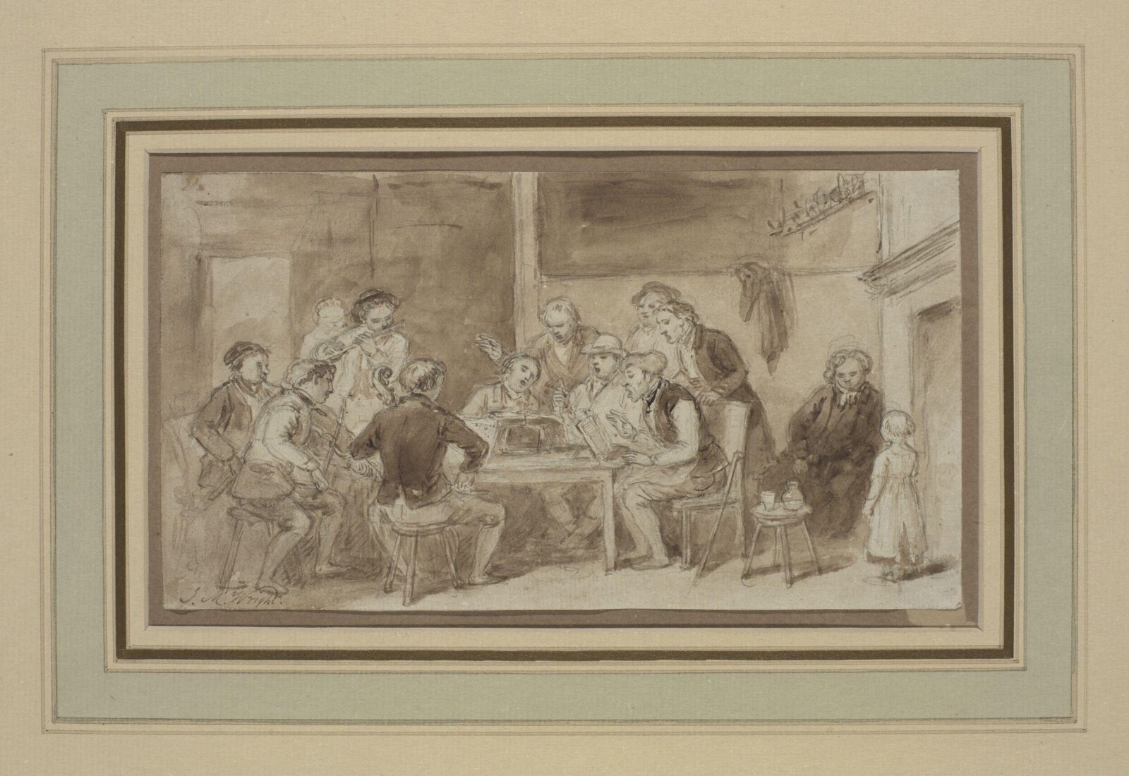 <i>A Musical Party</i>, John Masey Wright, ca.1800