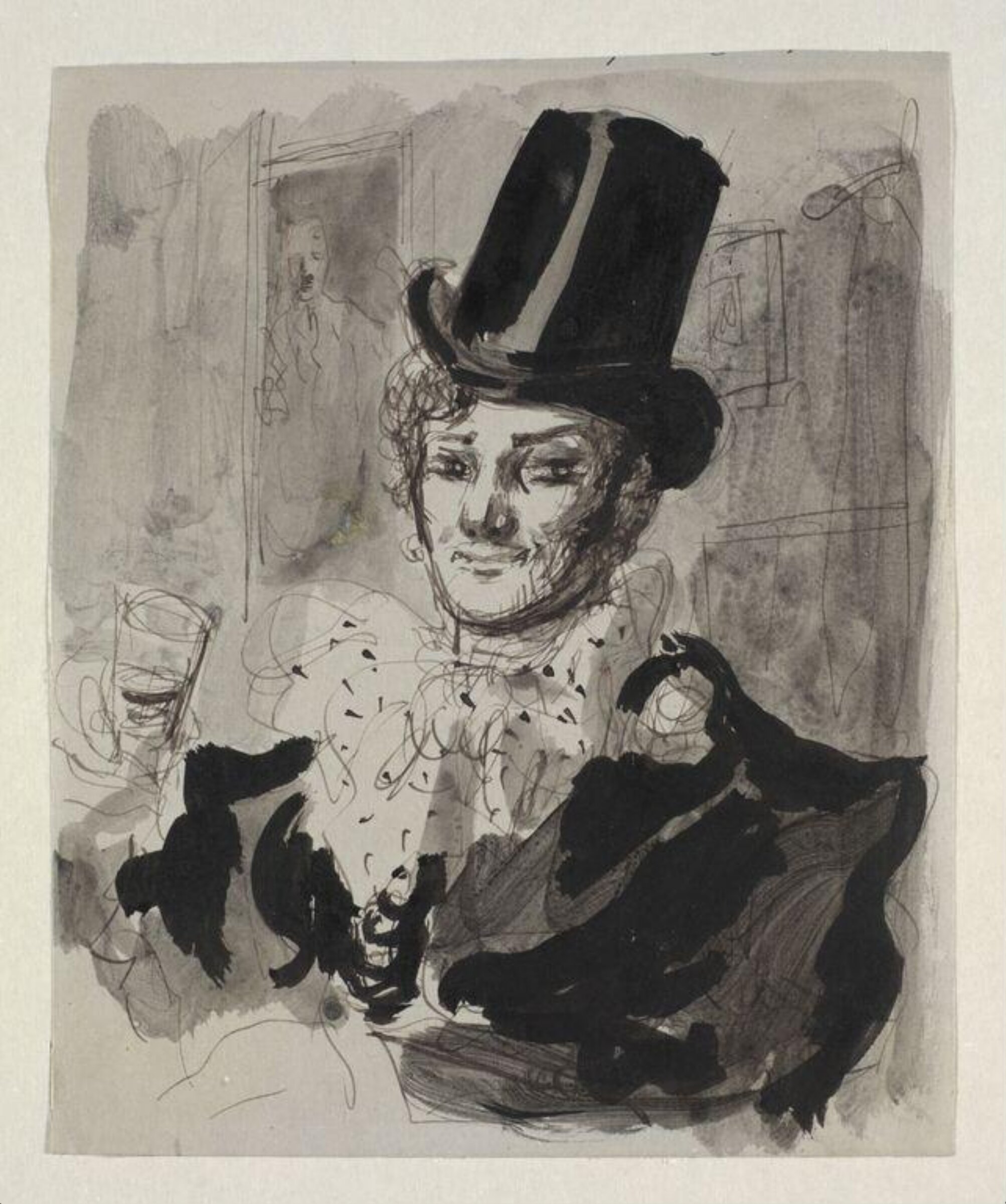 Drawing, Feliks Topolski, 1940