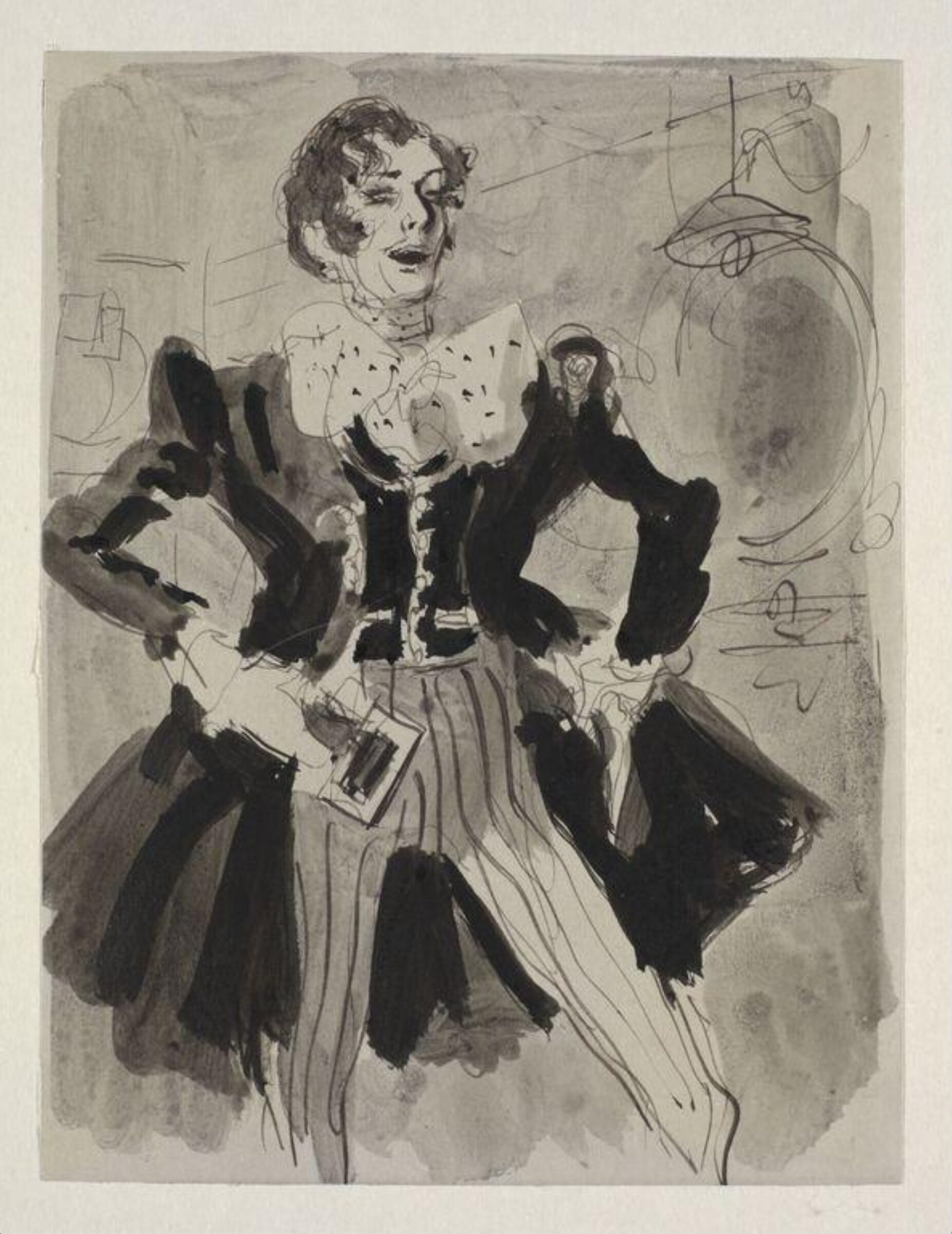 Drawing, Feliks Topolski, 1940