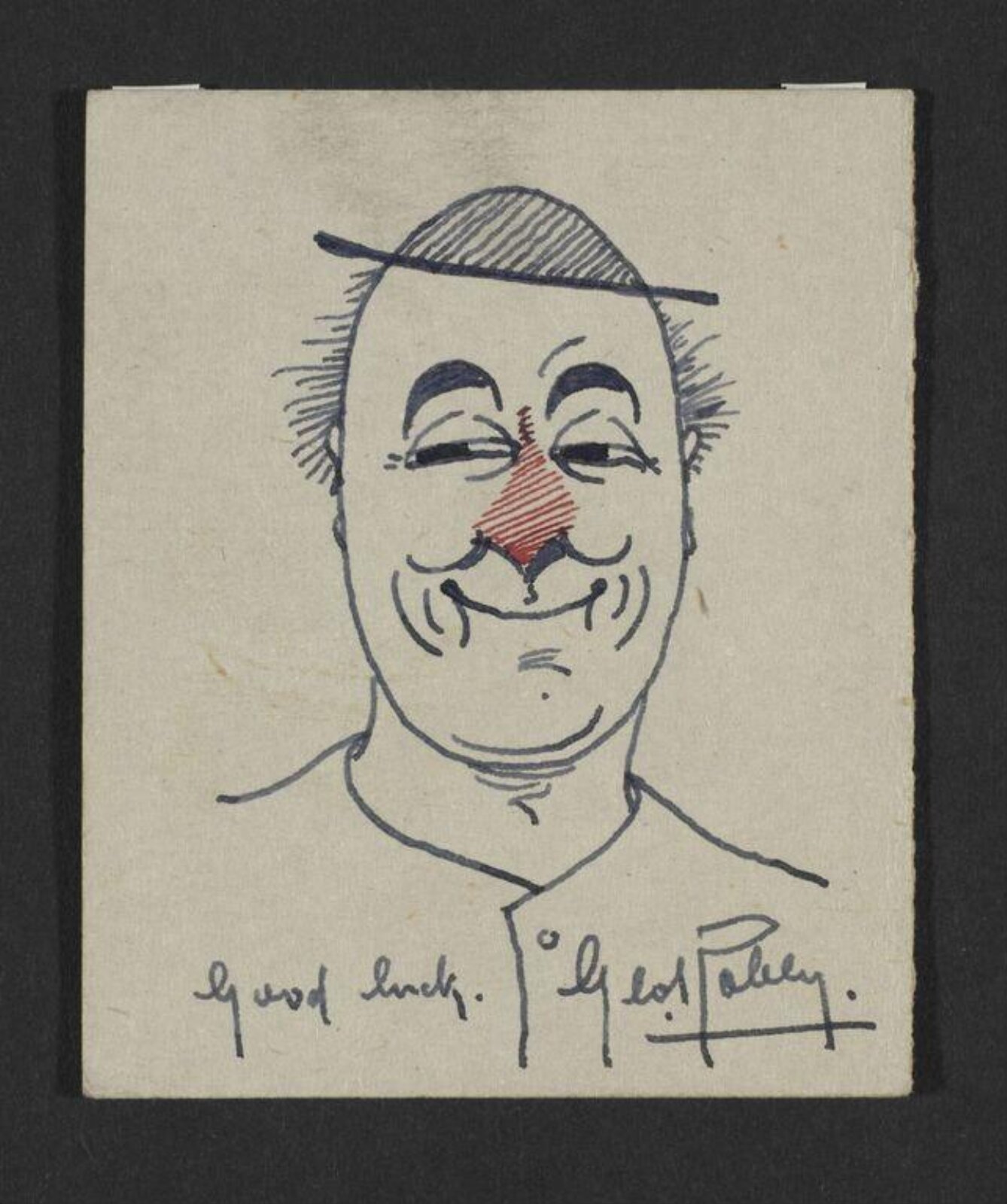 Drawing, George Robey, ca.1930
