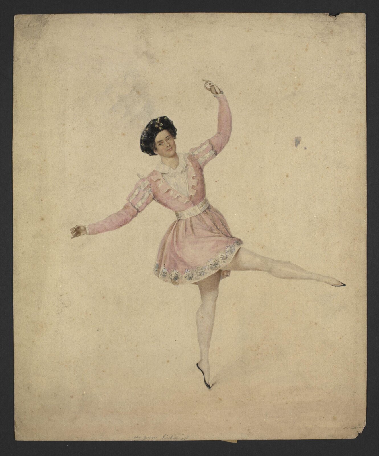 Watercolour, Philip Barnard, ca. 1840