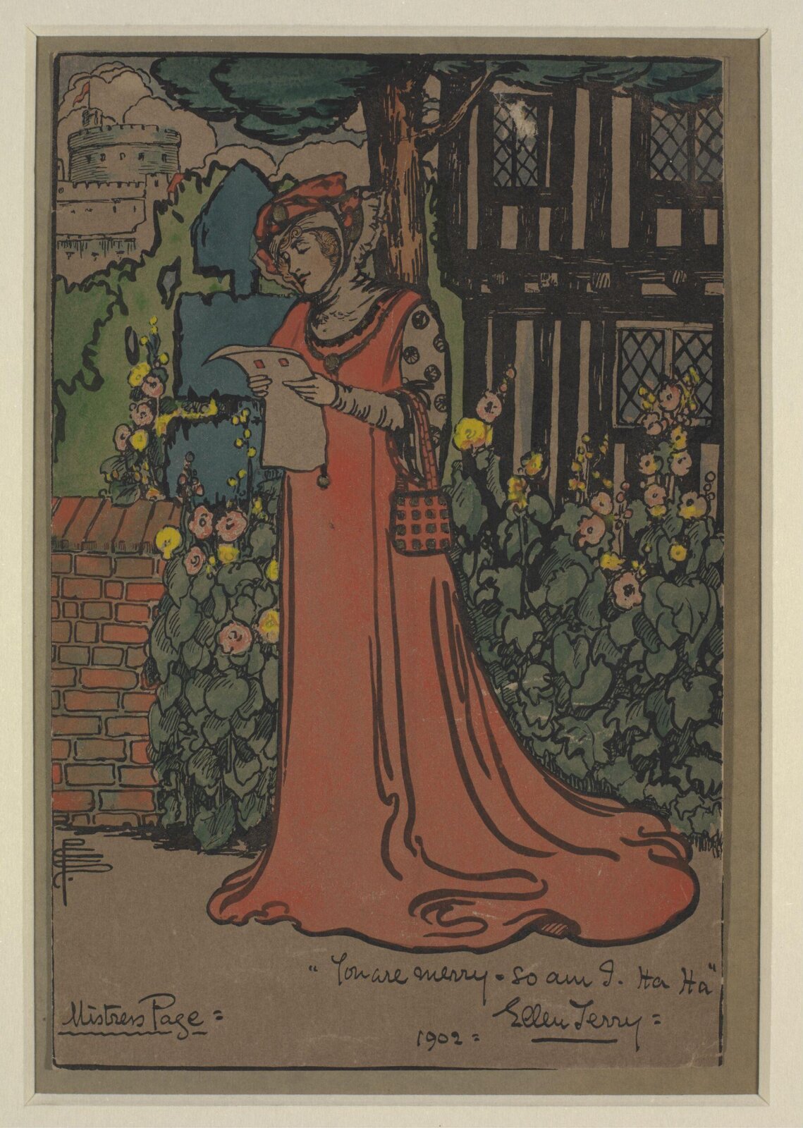 Drawing, Памела Колман Смит, 1902