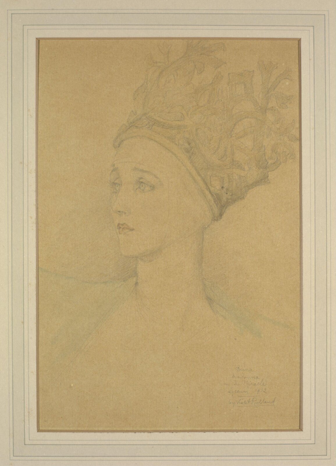 Drawing, Violet Rutland, 1932