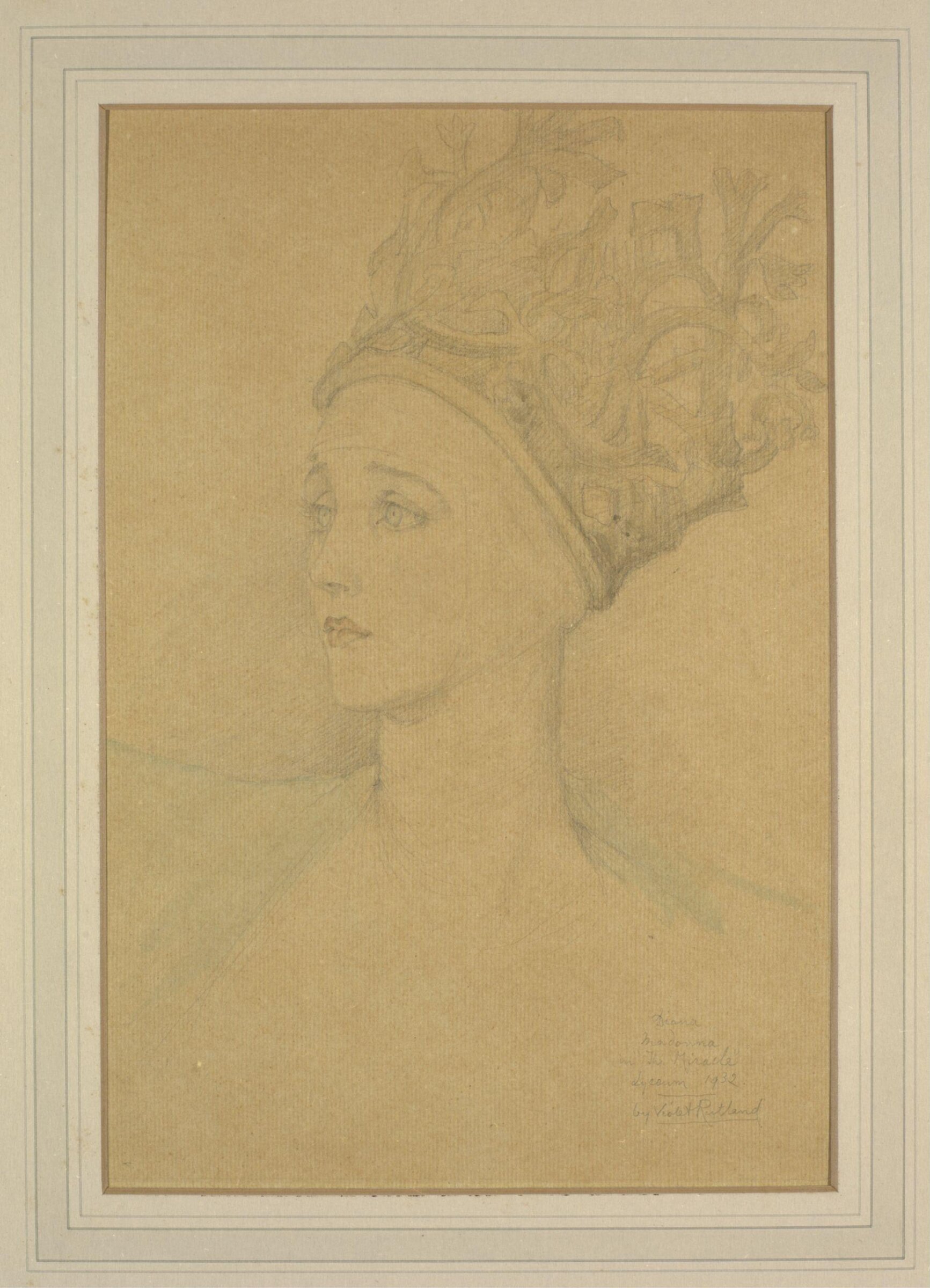 Drawing, Violet Rutland, 1932
