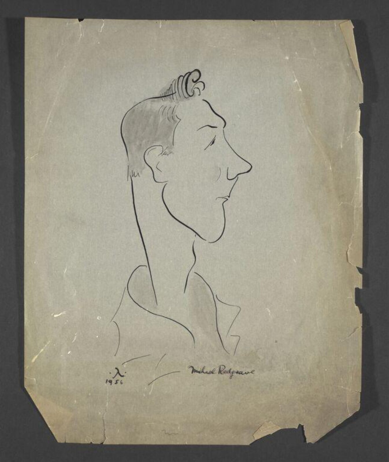 Drawing, Peter Lambda, 1956