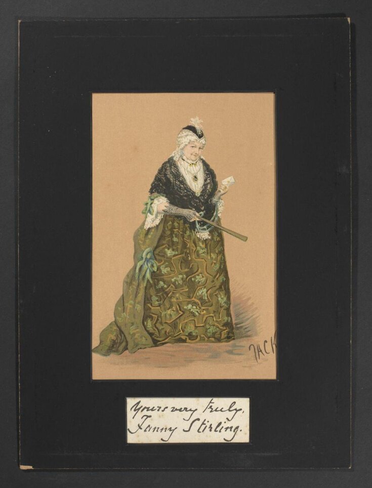 Fanny Stirling as Mrs. Malaprop in The Rivals top image