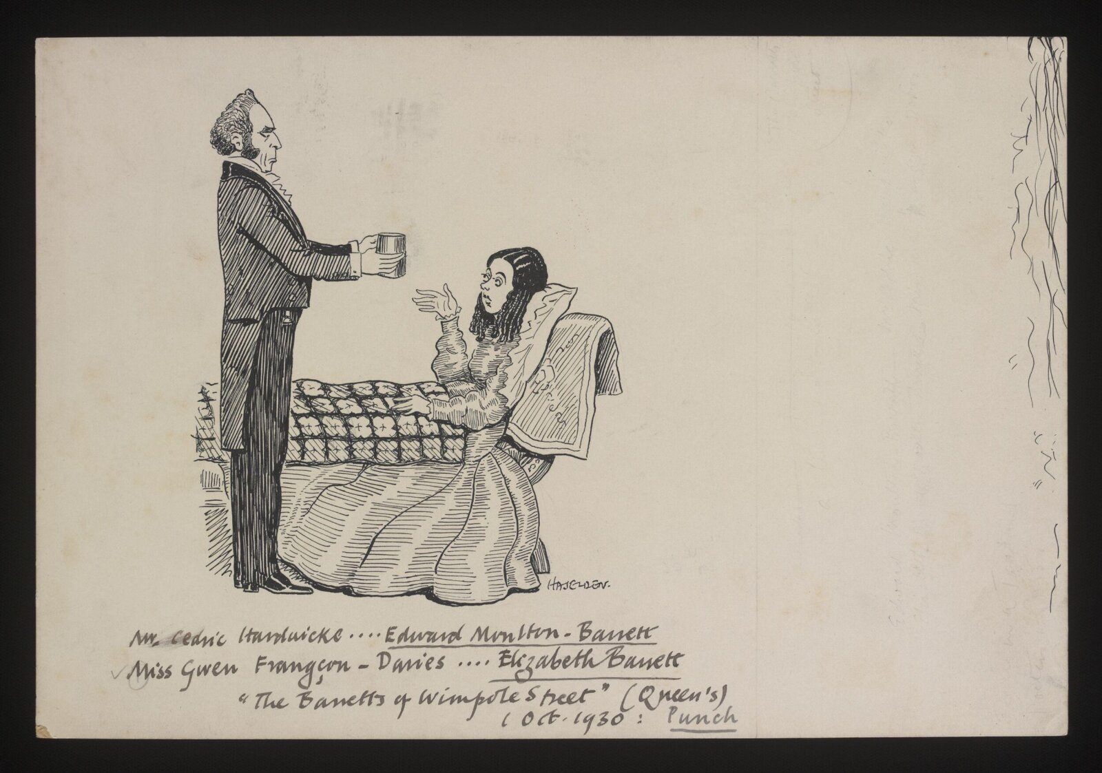 Drawing, William Kerridge Haselden, 01/10/1930