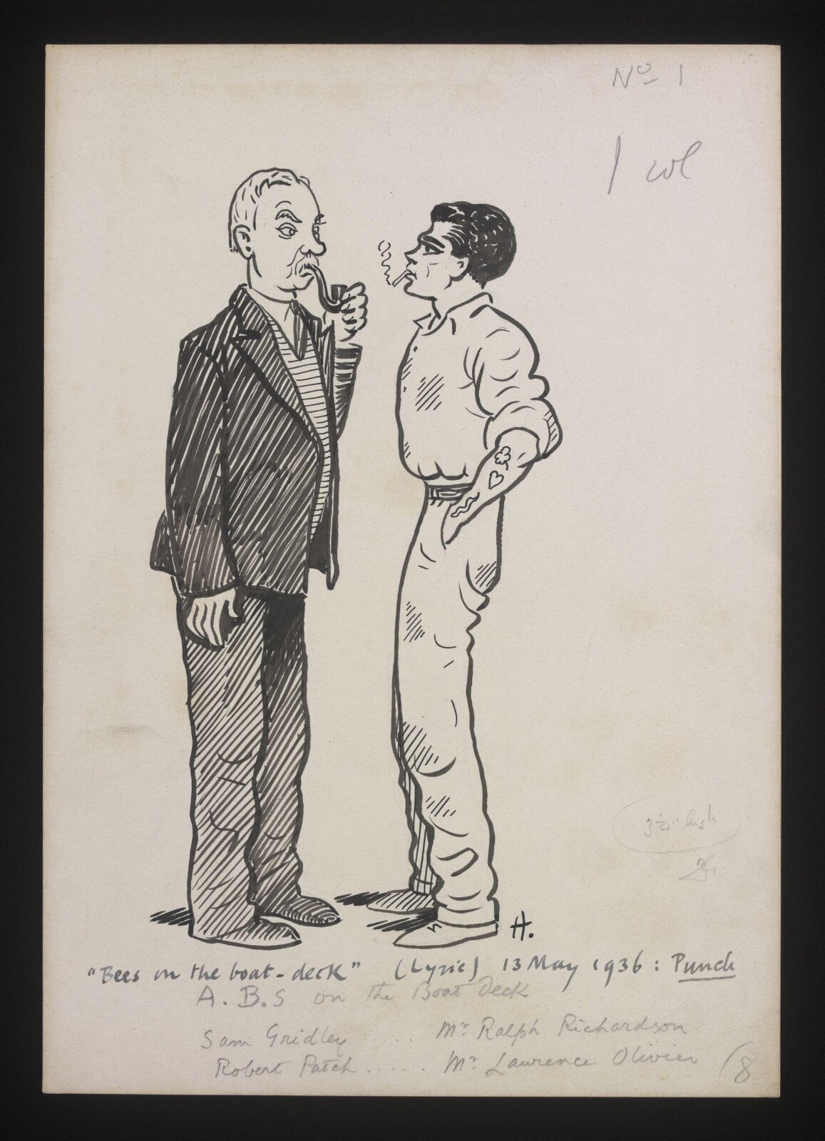 Drawing, William Kerridge Haselden, 13/05/1936