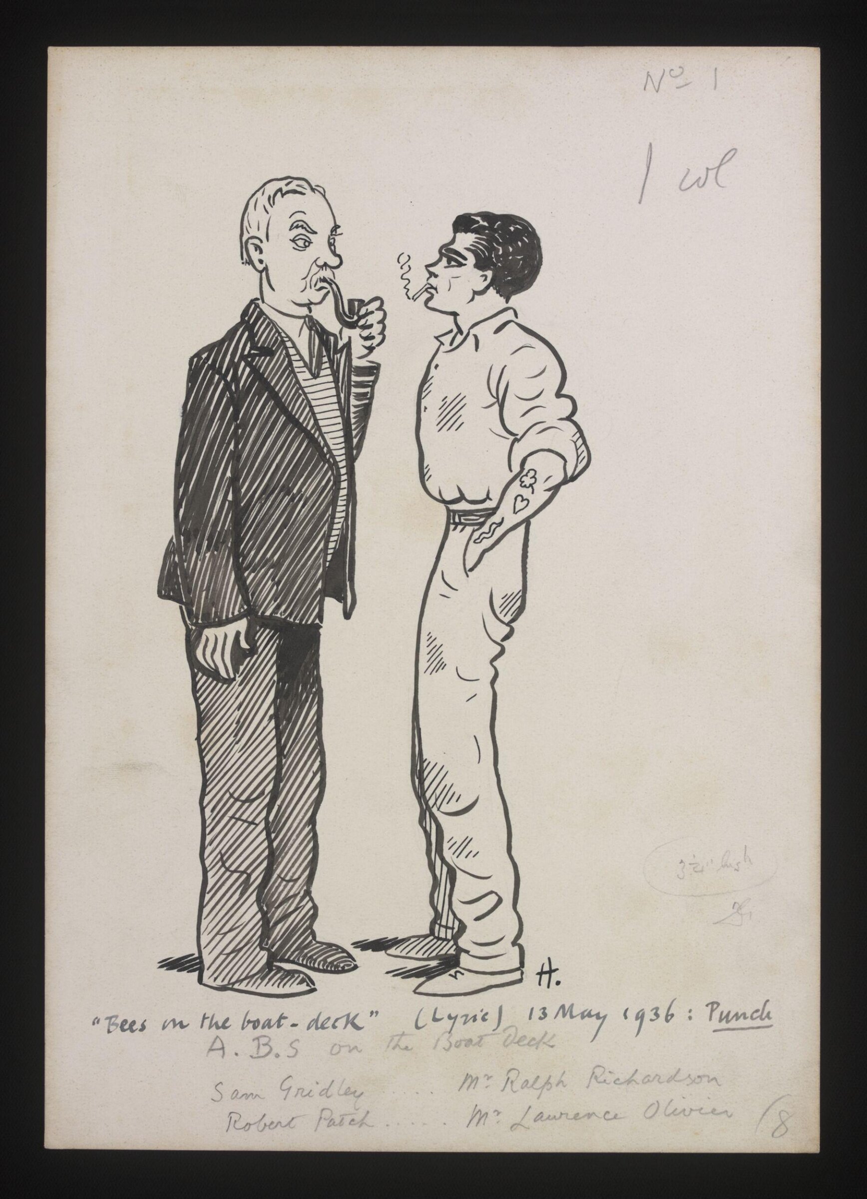 Drawing, William Kerridge Haselden, 13/05/1936