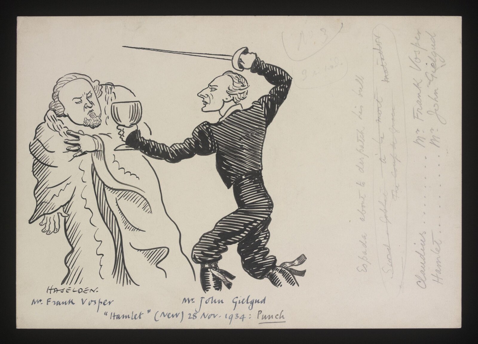 Drawing, William Kerridge Haselden, 28/11/1934