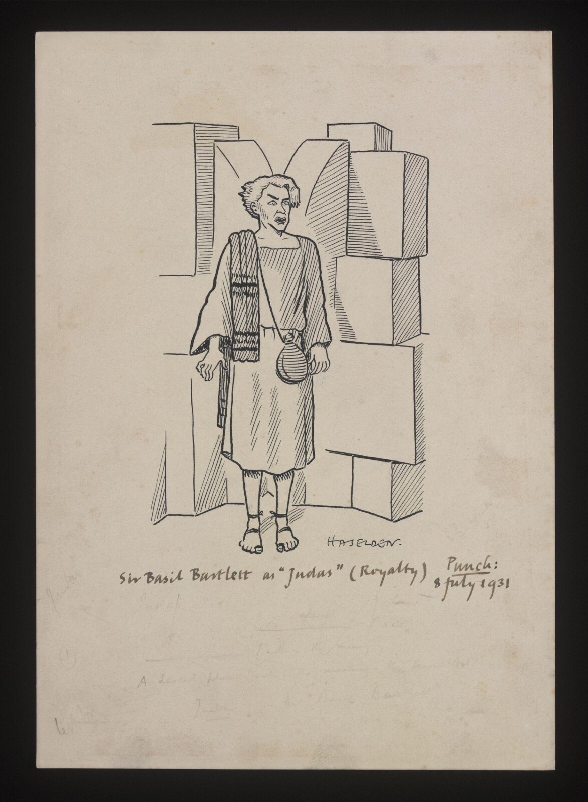 Drawing, William Kerridge Haselden, 8/07/1931