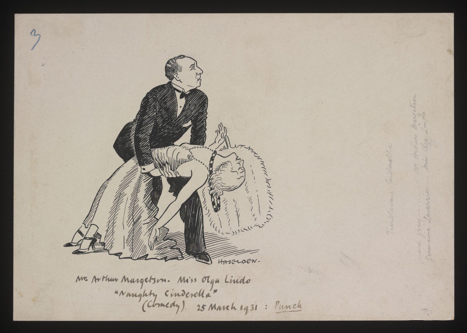 Drawing, William Kerridge Haselden, 12/03/1931