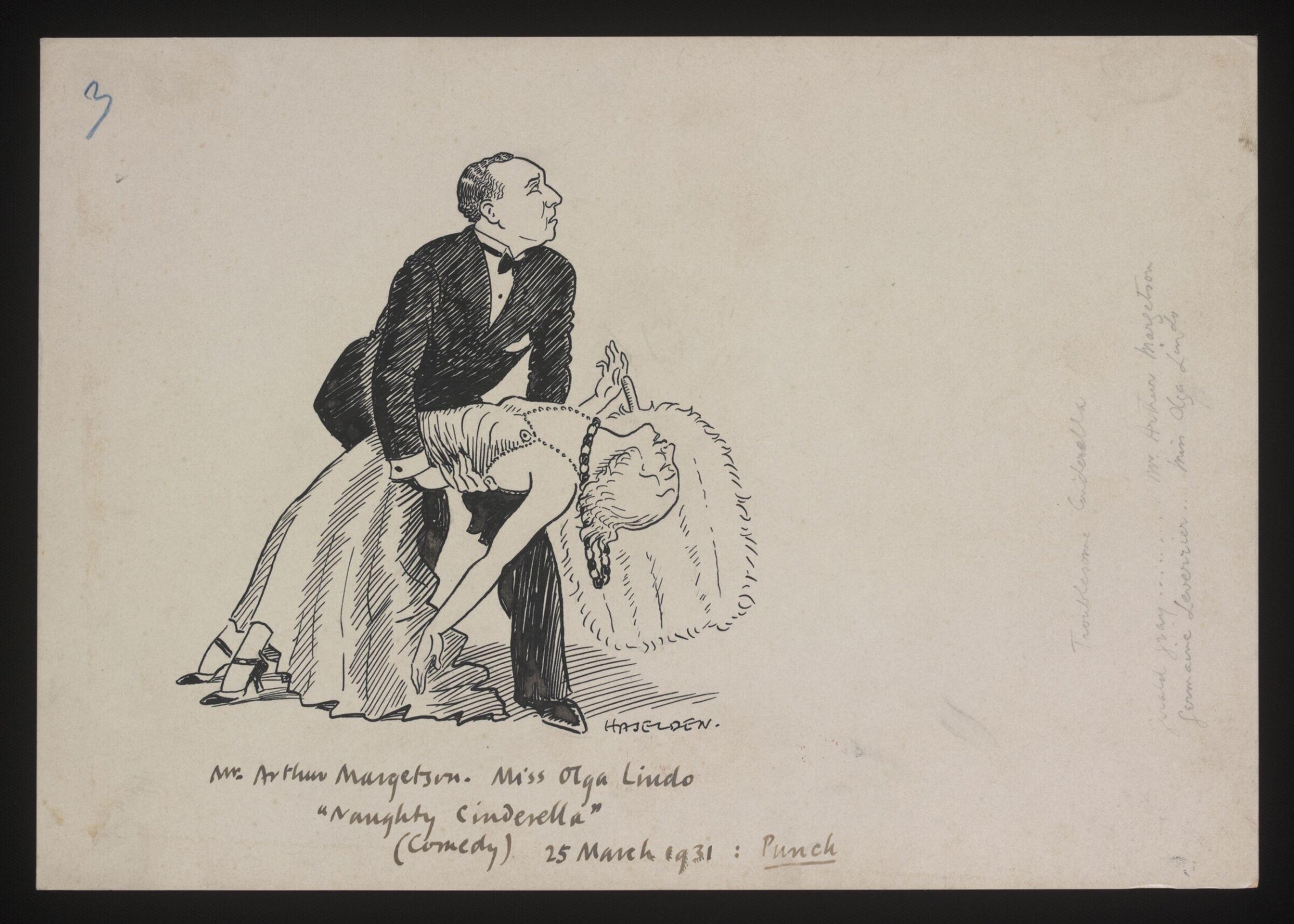 Drawing, William Kerridge Haselden, 12/03/1931