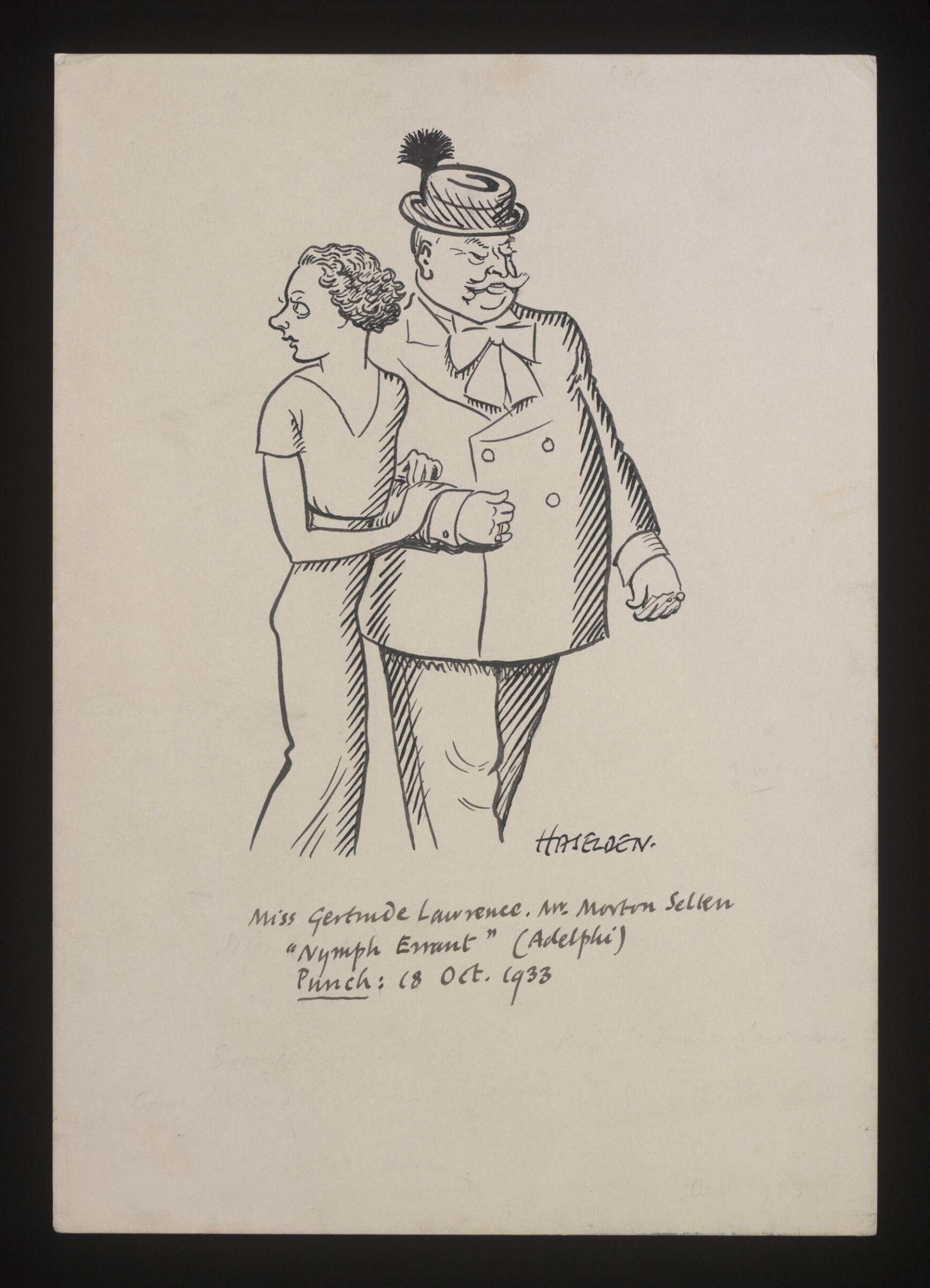 Drawing, William Kerridge Haselden, 18/10/1933