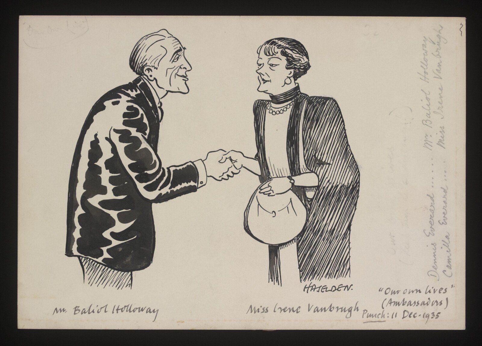 Drawing, William Kerridge Haselden, 11/12/1935
