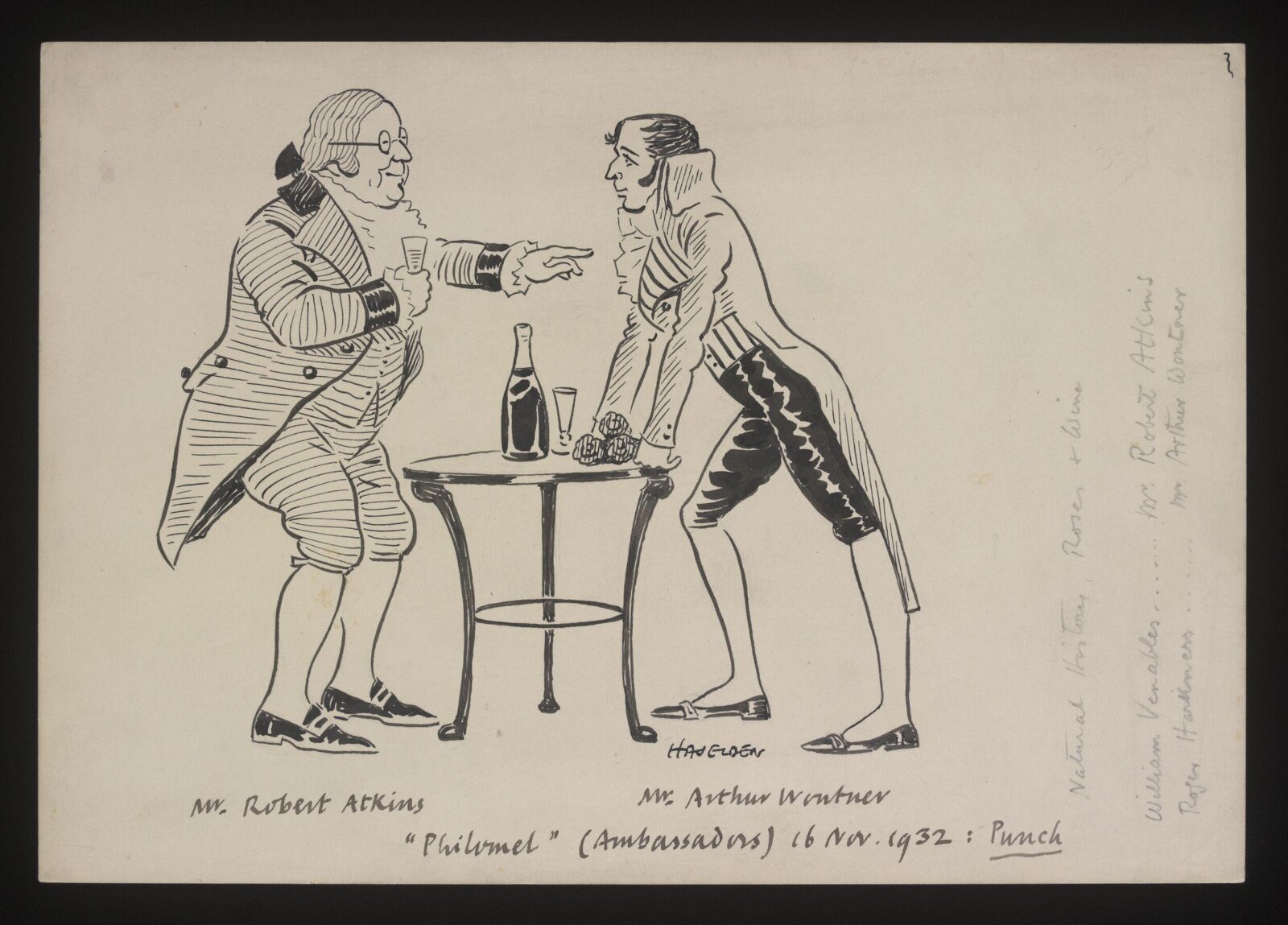 Drawing, William Kerridge Haselden, 16/11/1932