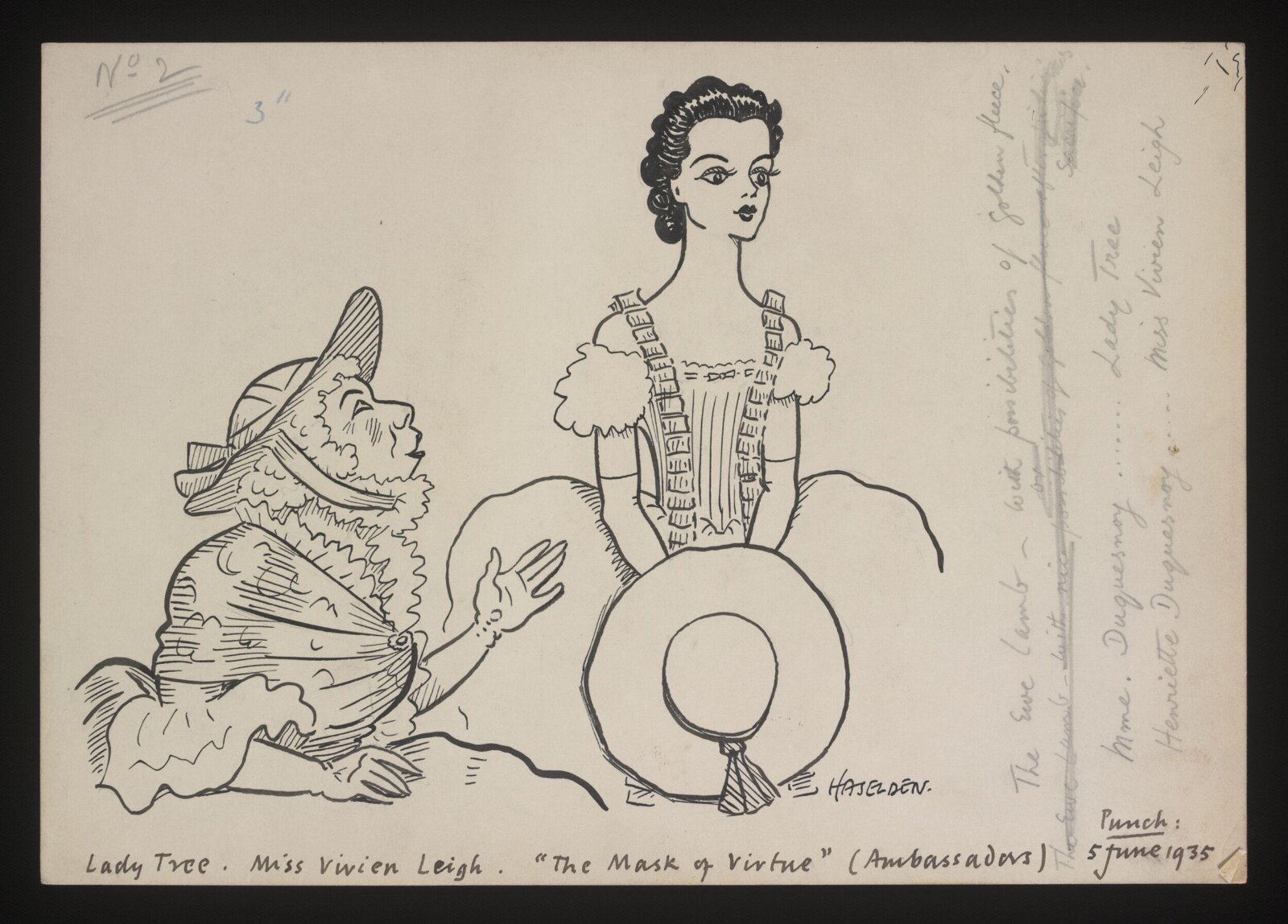 Drawing, William Kerridge Haselden, 5/06/1935