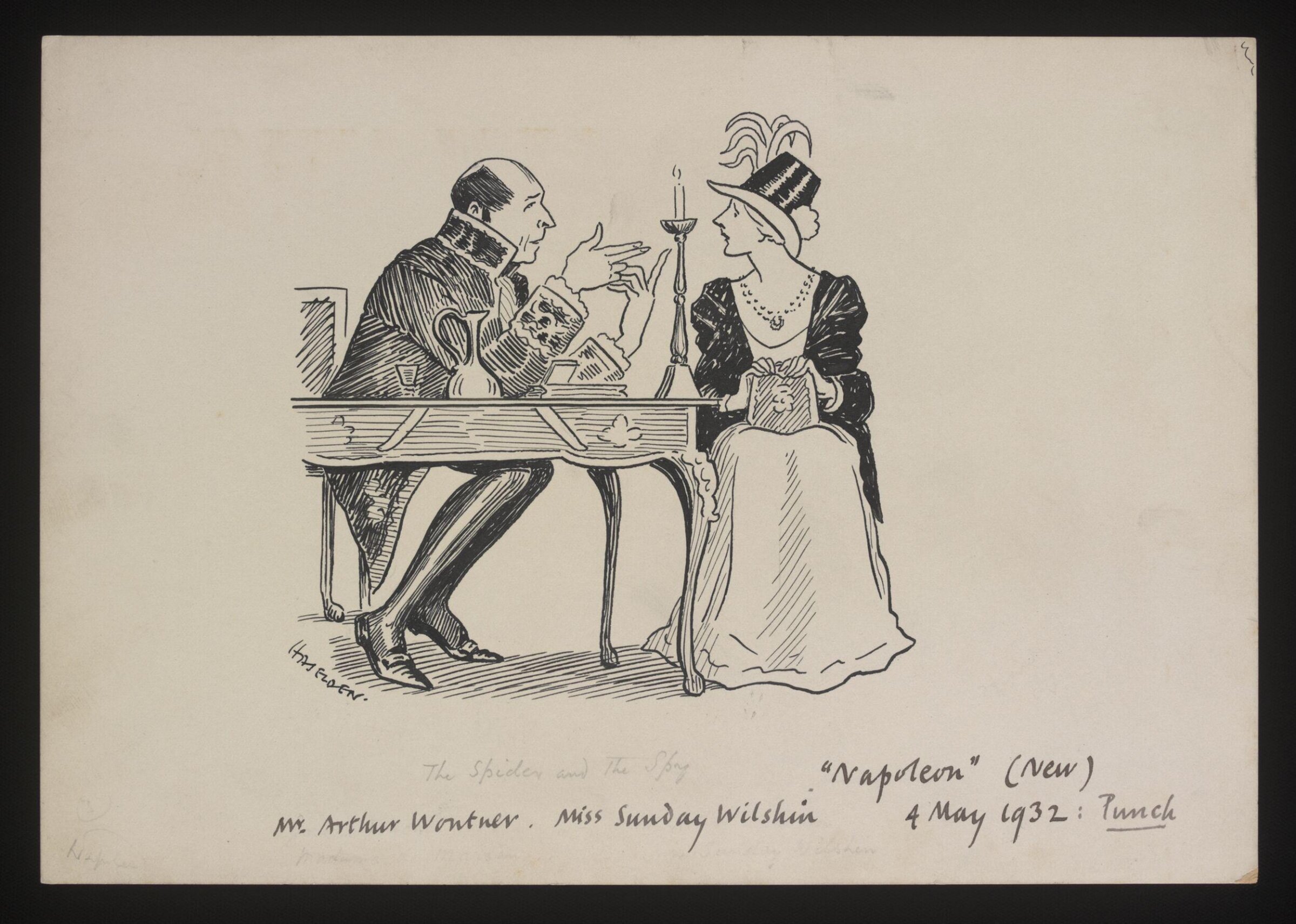 Drawing, William Kerridge Haselden, 4/05/1932