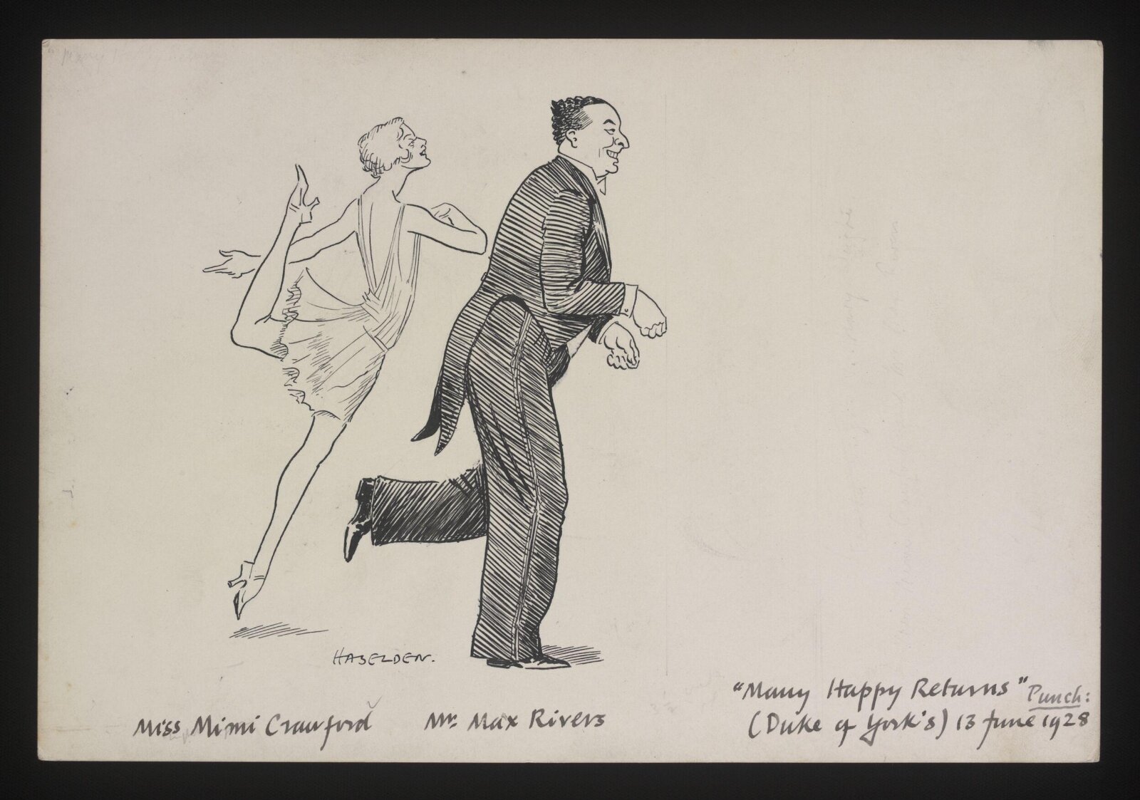 Drawing, William Kerridge Haselden, 13/06/1928