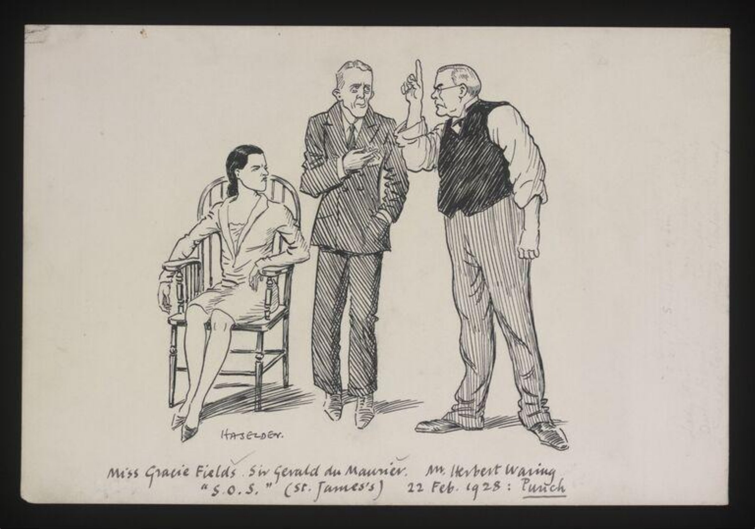 Drawing, William Kerridge Haselden, 22/02/1928