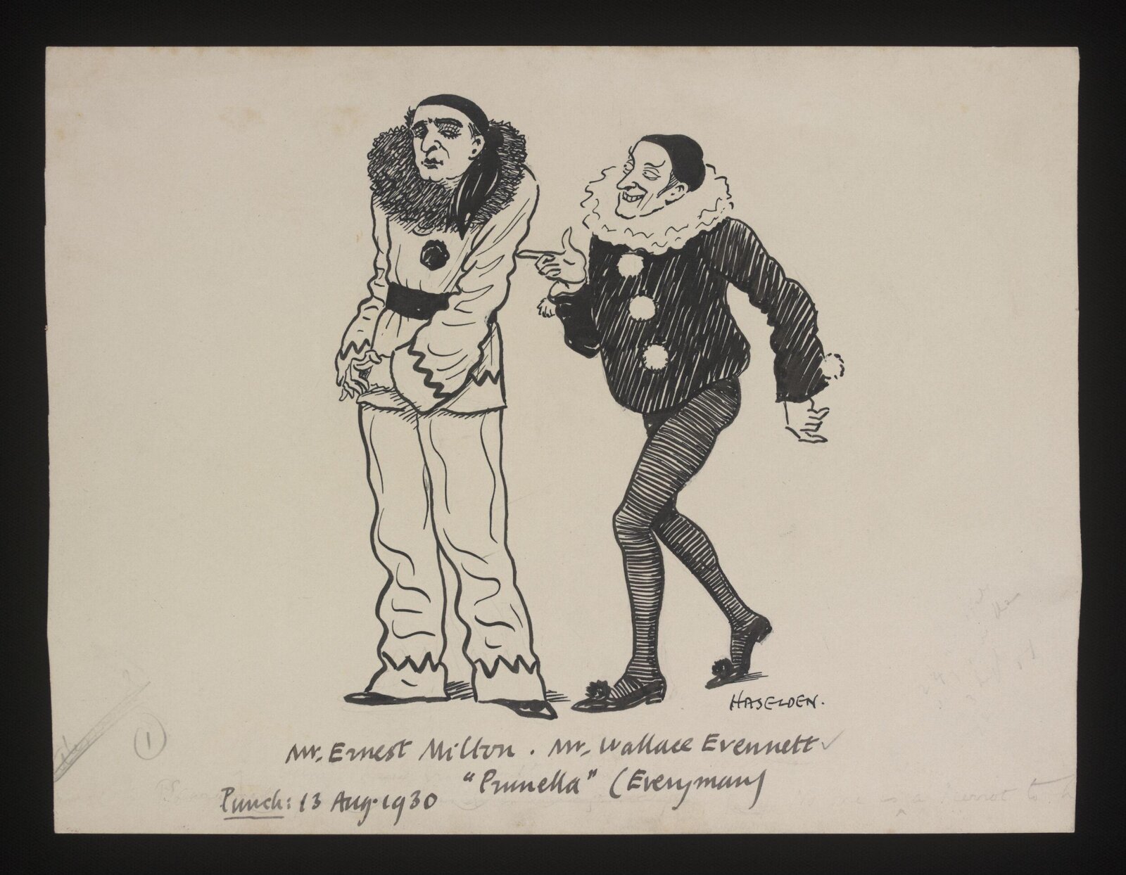 Drawing, William Kerridge Haselden, 13/08/1930
