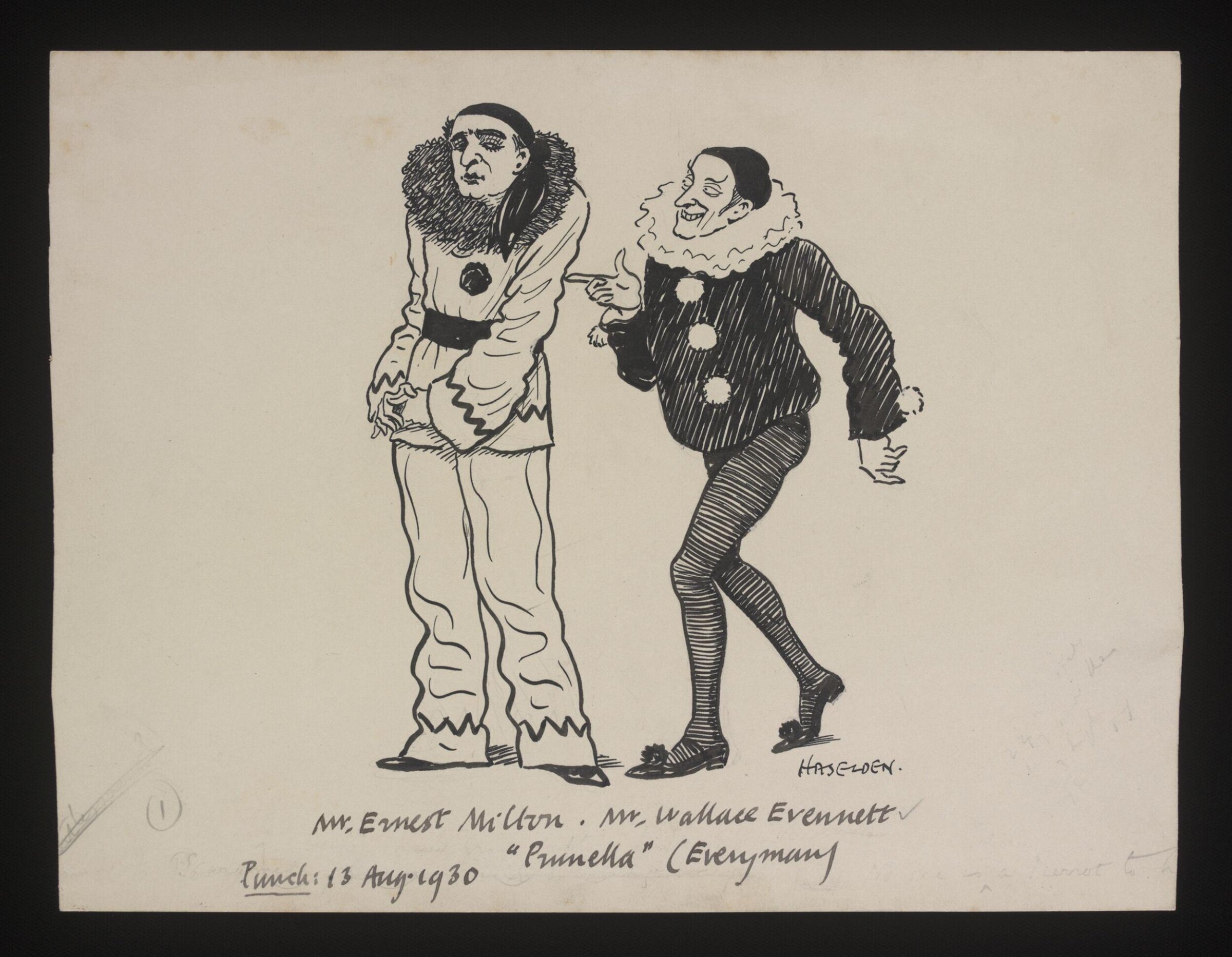 Drawing, William Kerridge Haselden, 13/08/1930