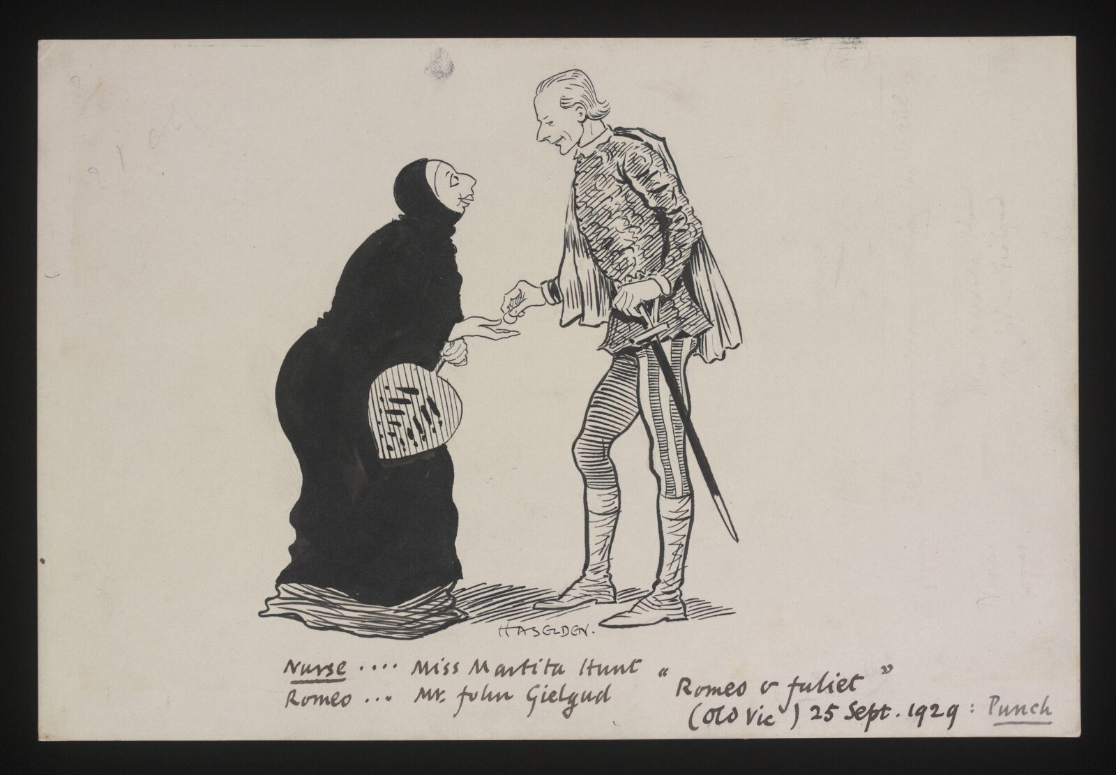 Drawing, William Kerridge Haselden, 25/09/1929