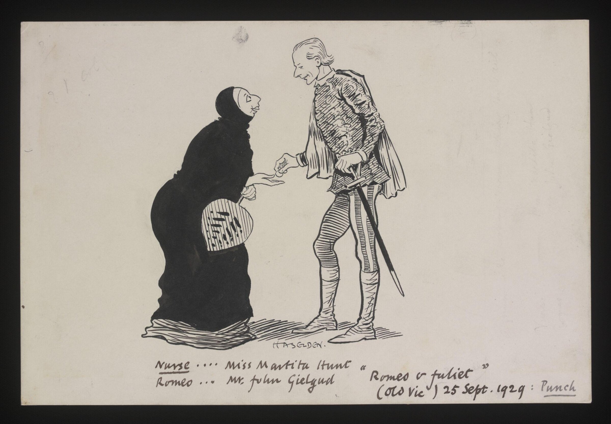 Drawing, William Kerridge Haselden, 25/09/1929