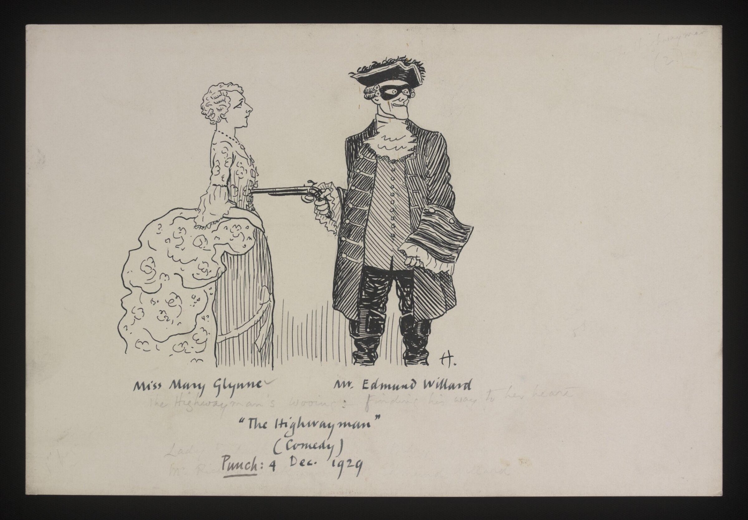 Drawing, William Kerridge Haselden, 4/12/1929