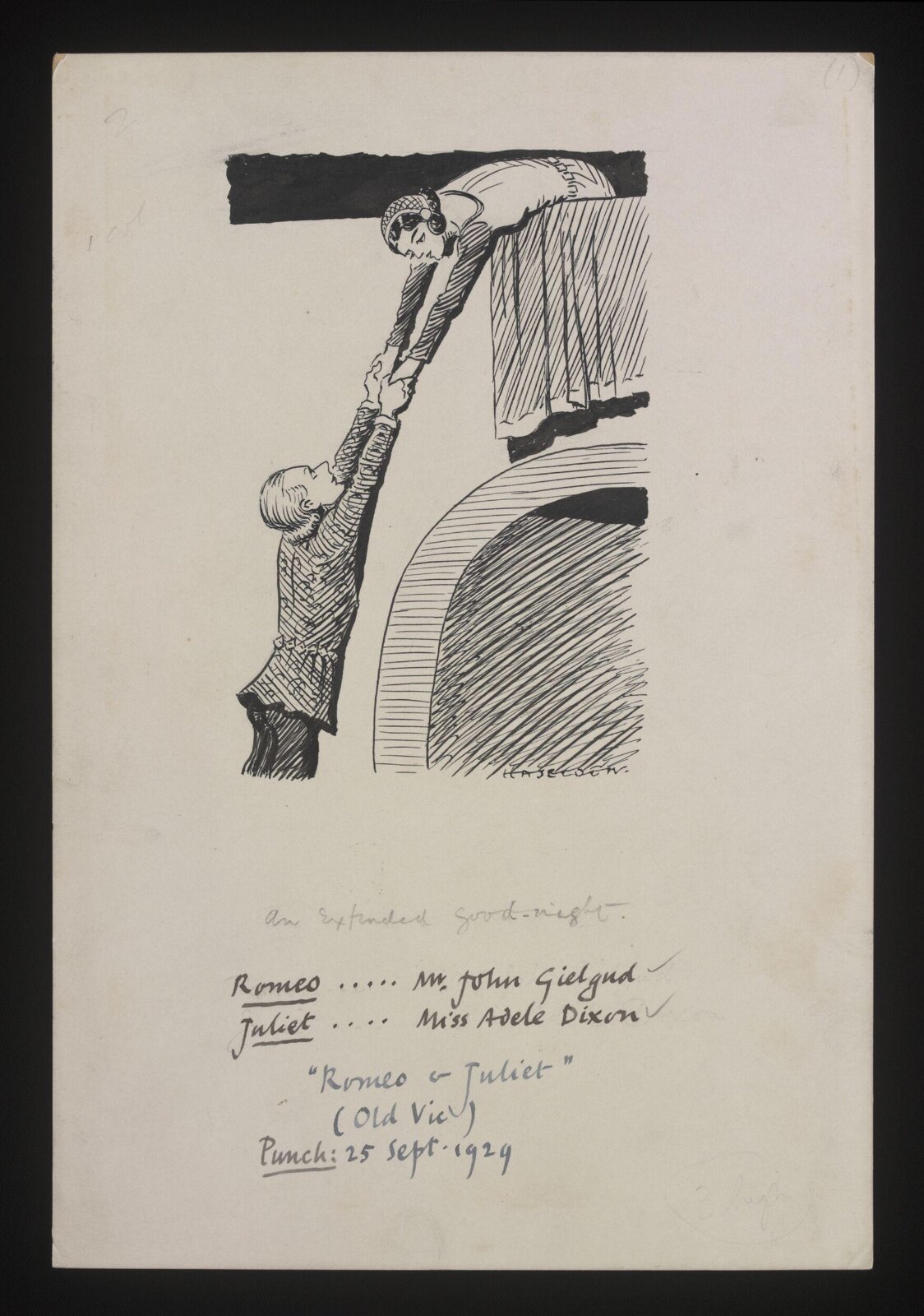 Drawing, William Kerridge Haselden, 25/09/1929