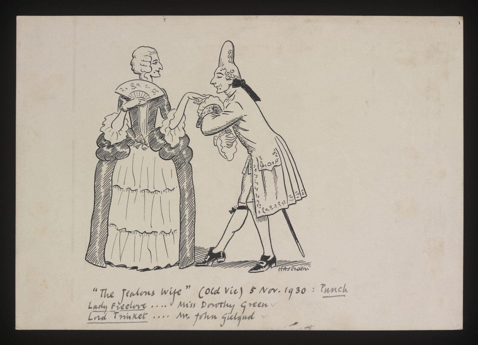Drawing, William Kerridge Haselden, 05/11/1930