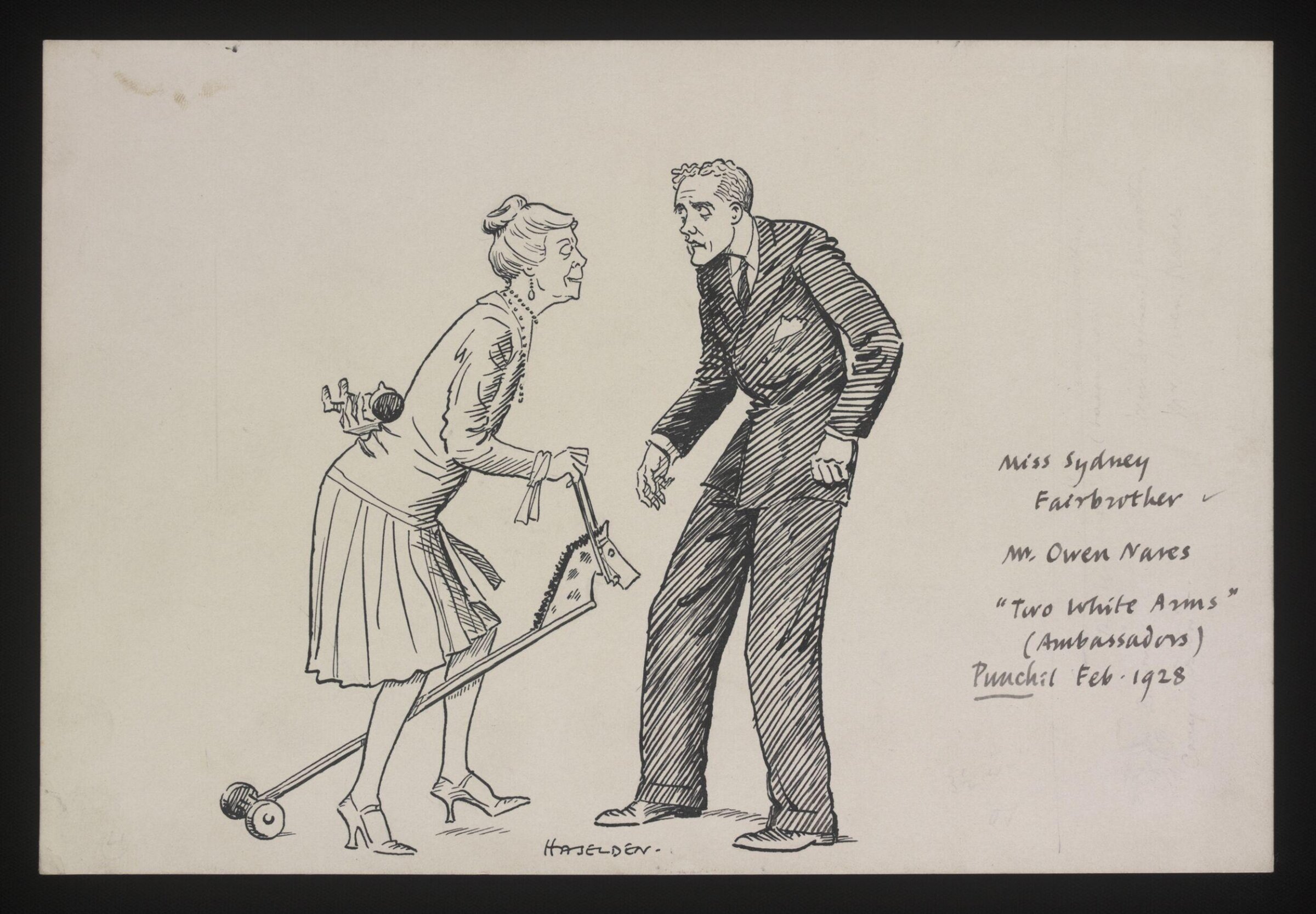 Drawing, William Kerridge Haselden, 01/02/1928