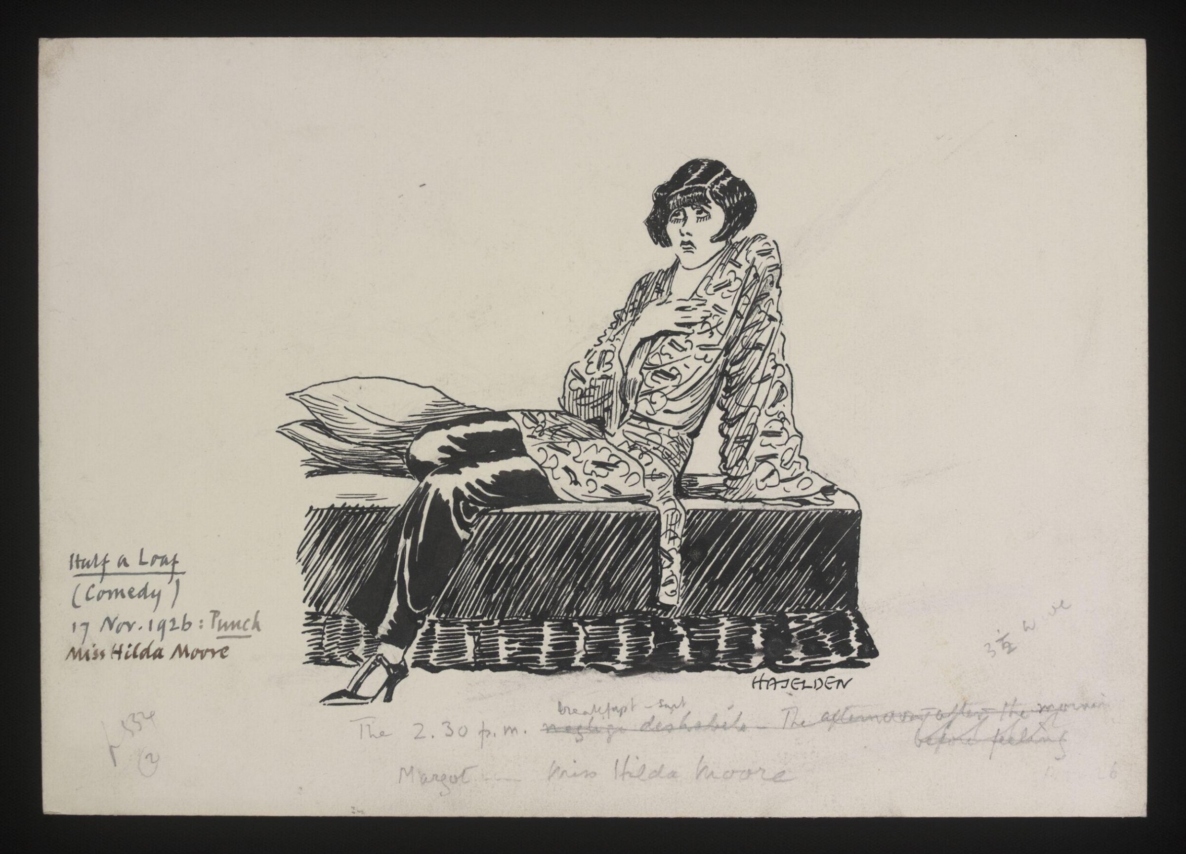 Drawing, William Kerridge Haselden, 17/11/1926