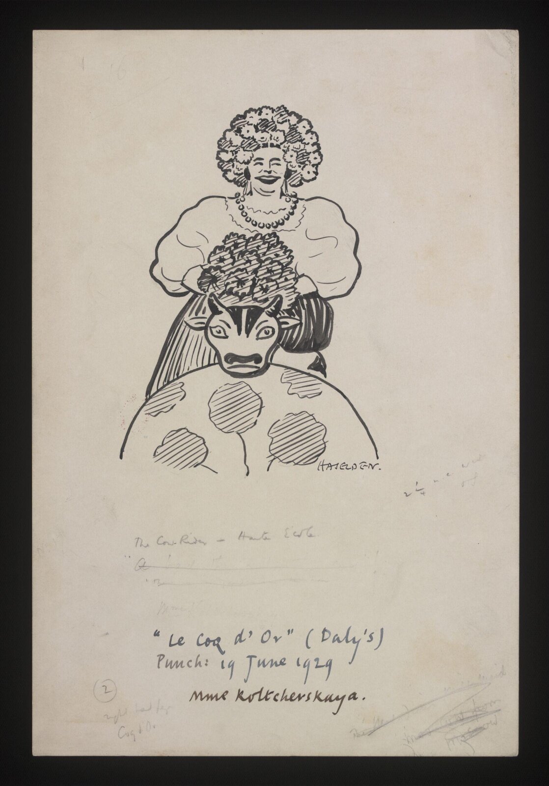 Drawing, William Kerridge Haselden, 19 June 1929