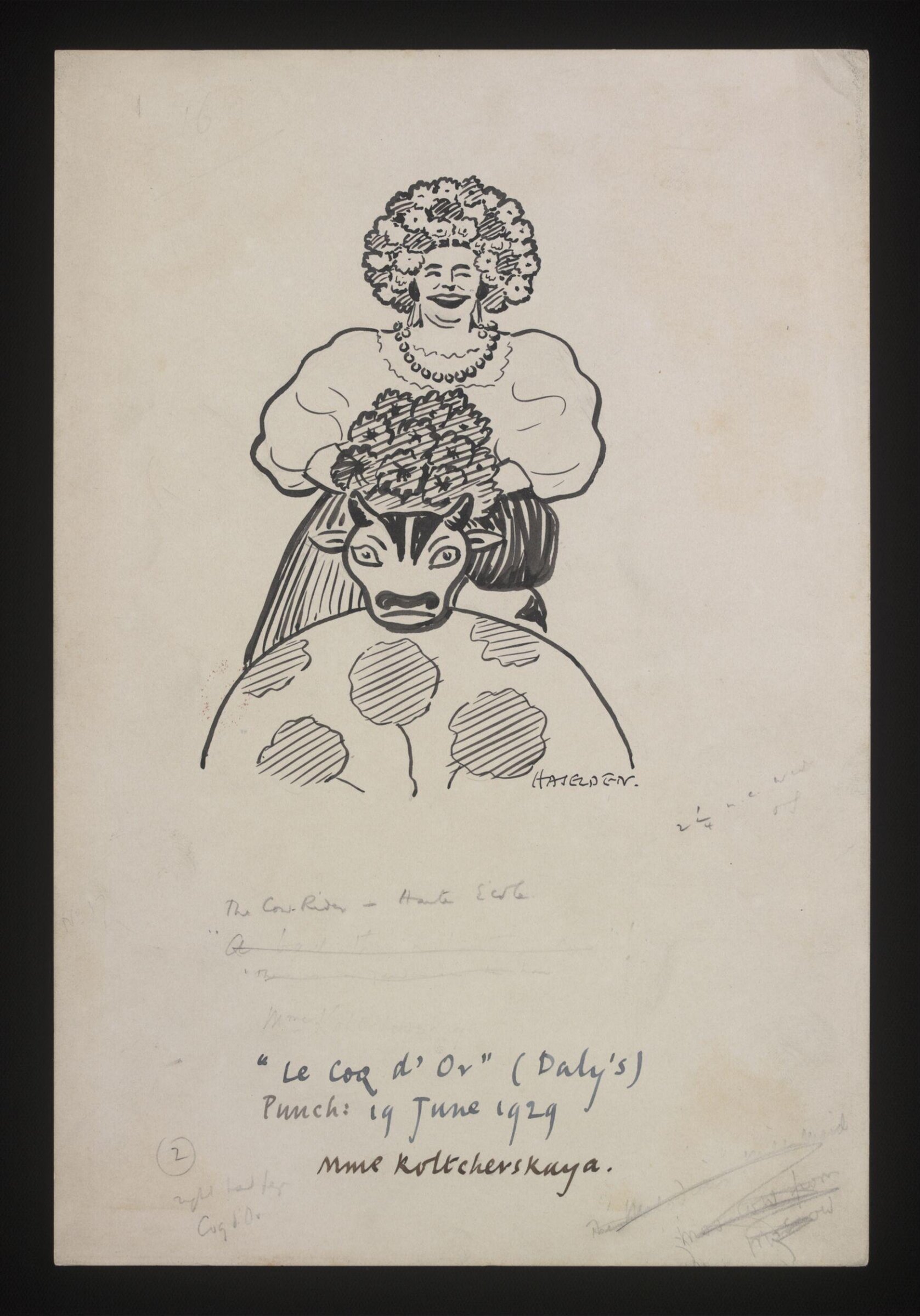 Drawing, William Kerridge Haselden, 19 June 1929