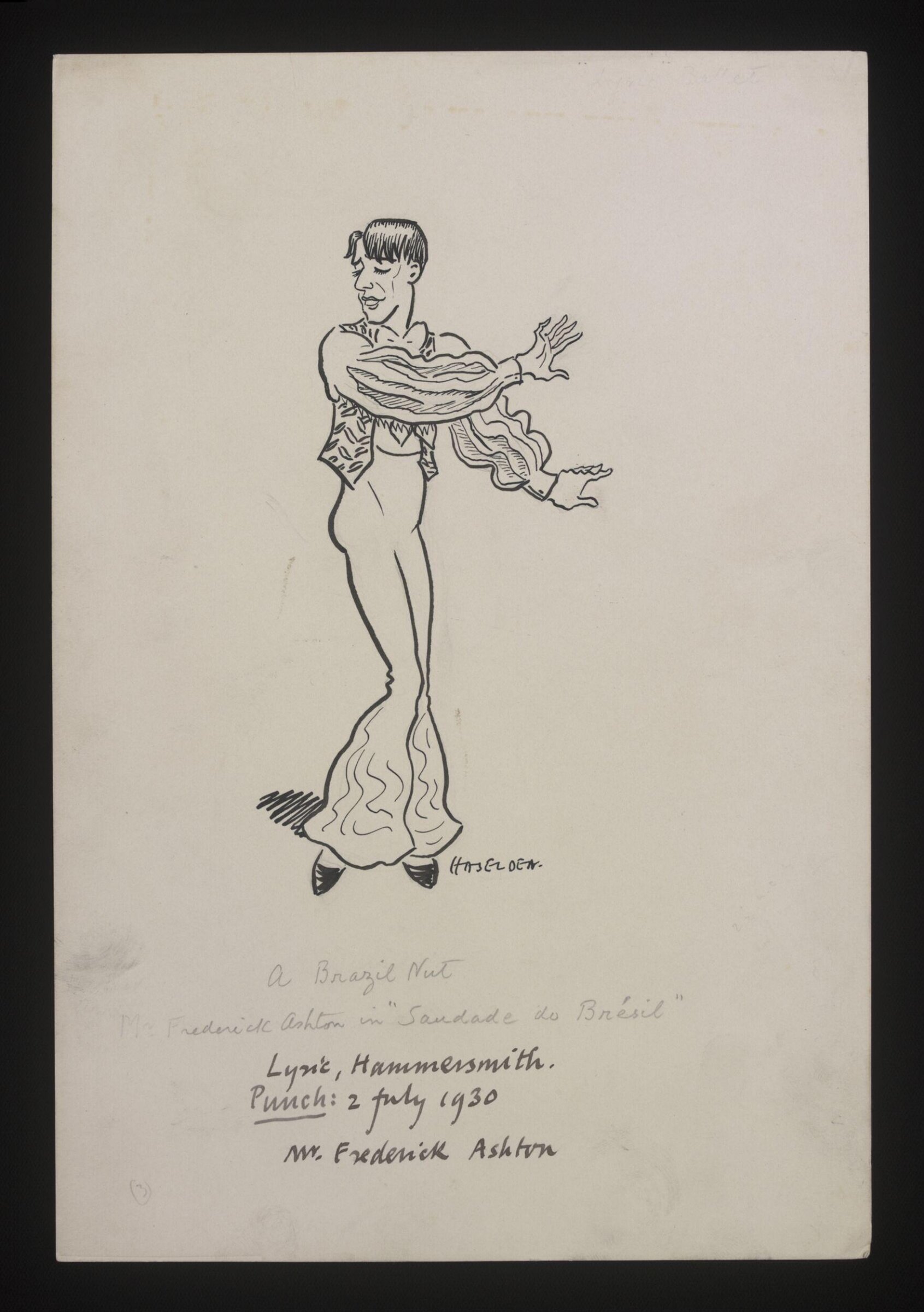 Drawing, William Kerridge Haselden, 2/07/1930