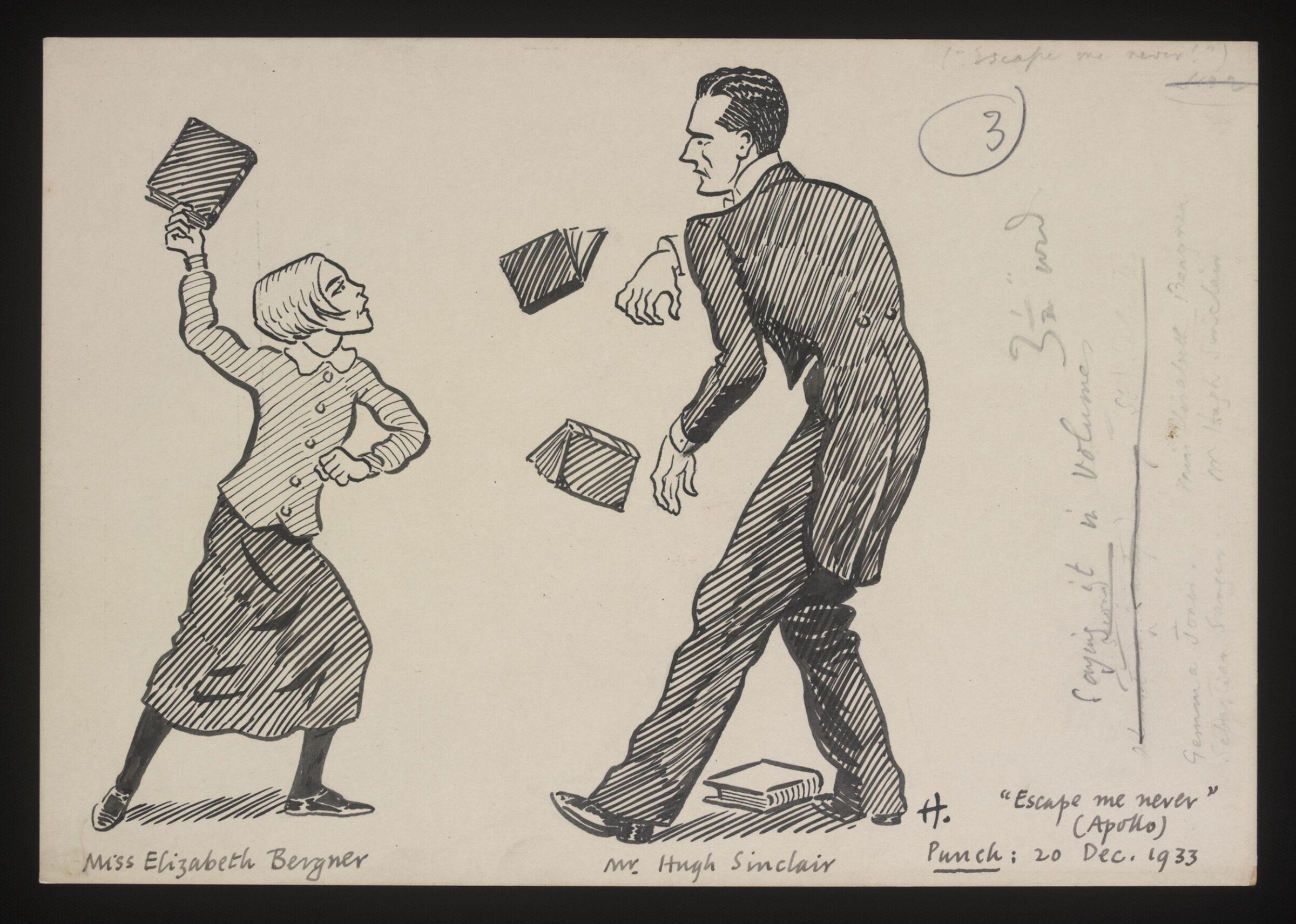 Drawing, William Kerridge Haselden, 20/12/1933