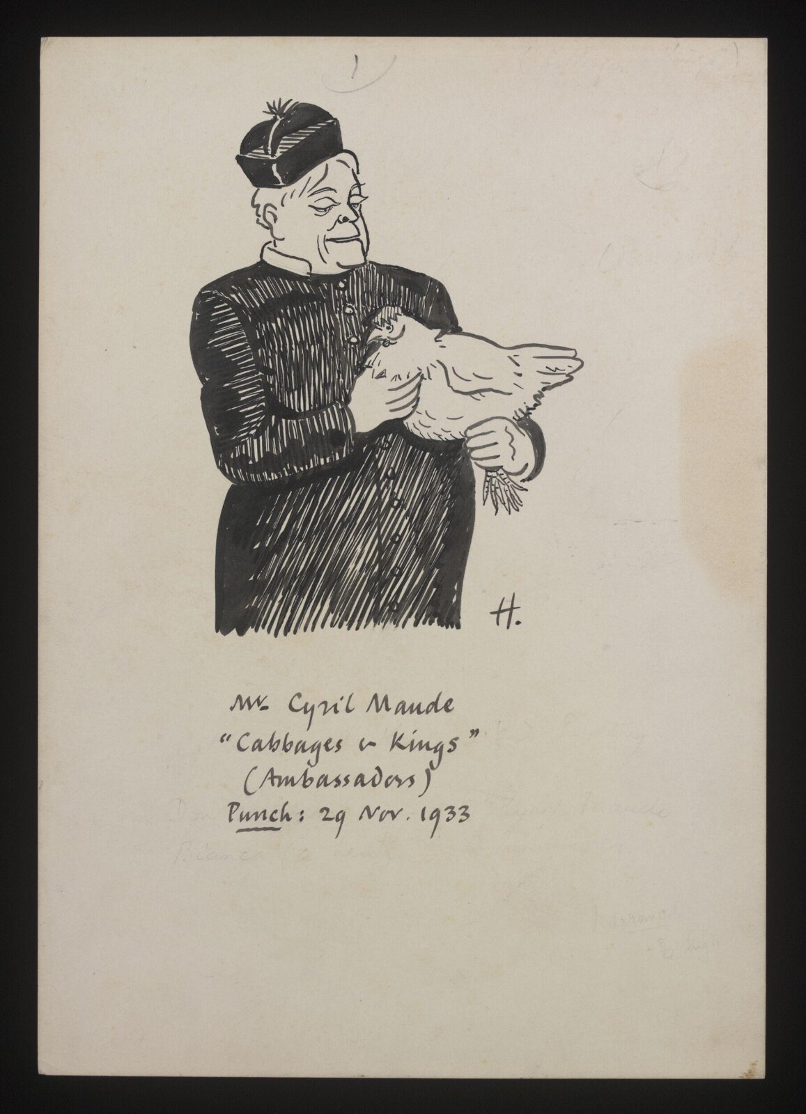 Drawing, William Kerridge Haselden, 29/11/1933
