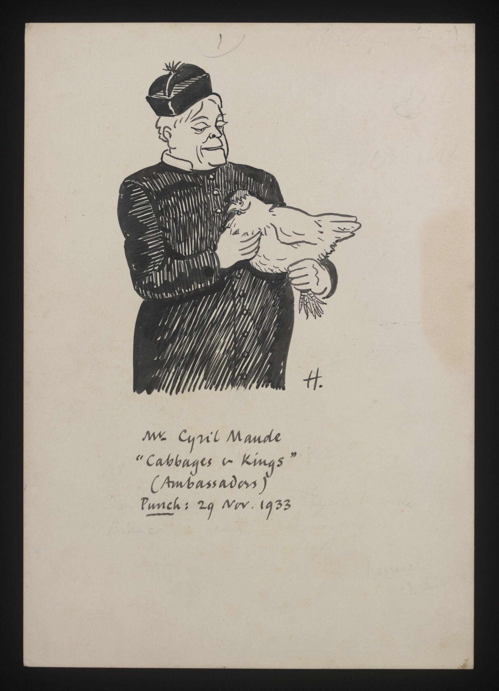 Drawing, William Kerridge Haselden, 29/11/1933