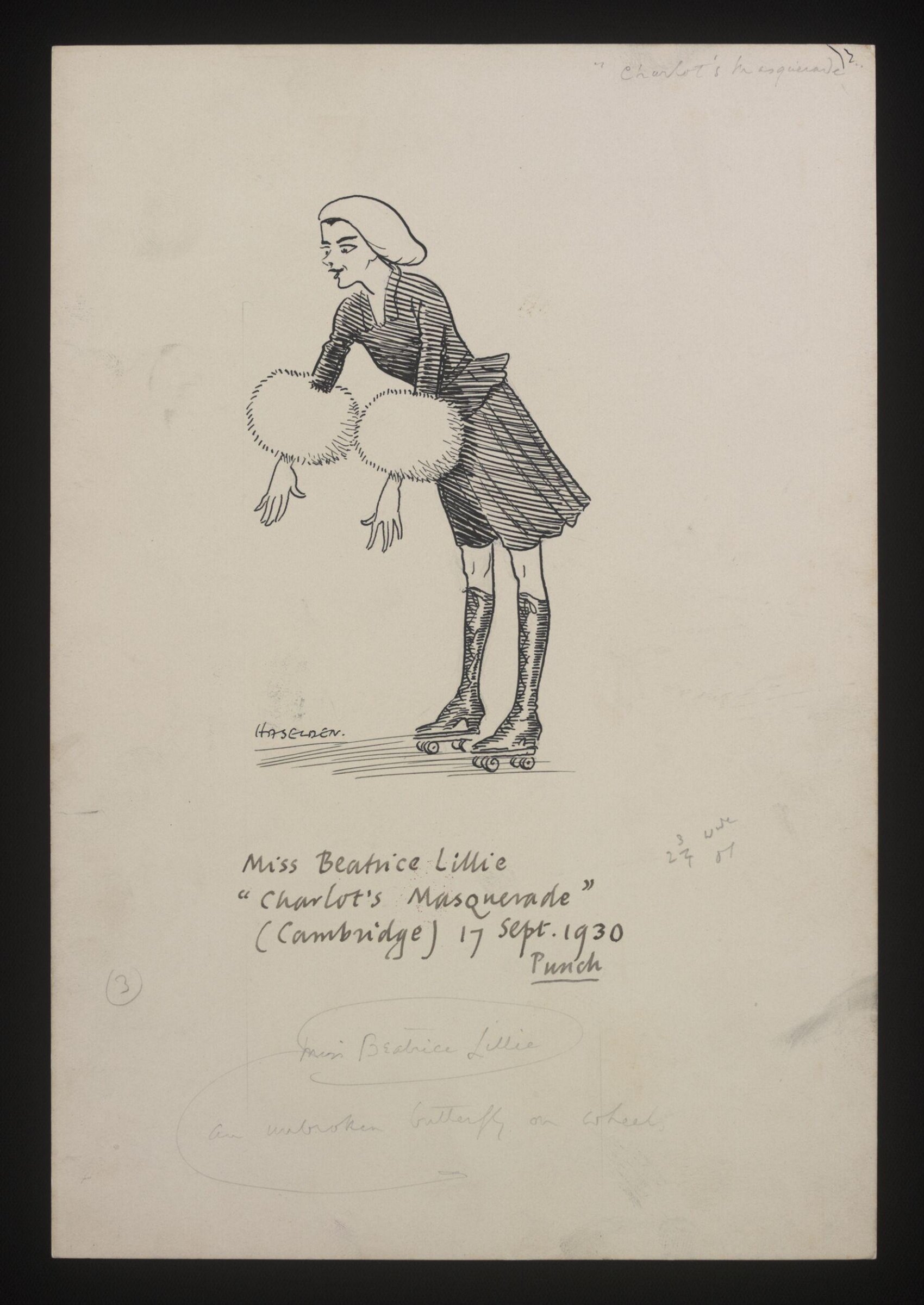 Drawing, William Kerridge Haselden, 17/09/1930
