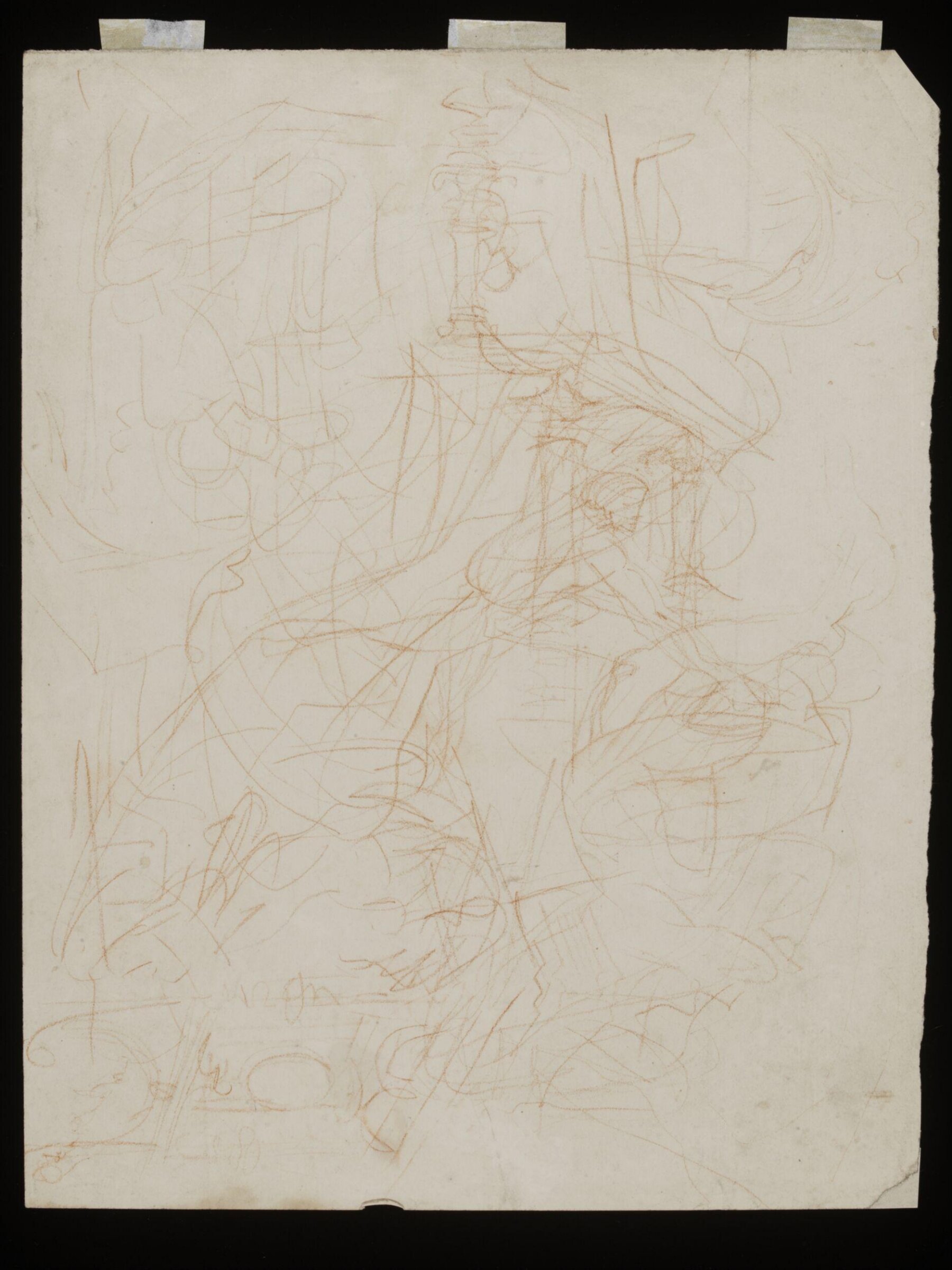 Studies for the Wellington monument, Alfred George Stevens, ca. 1863