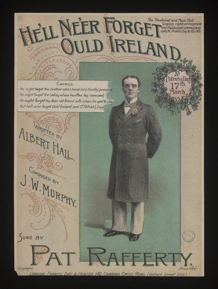 He'll Ne'er Forget Ould Ireland top image