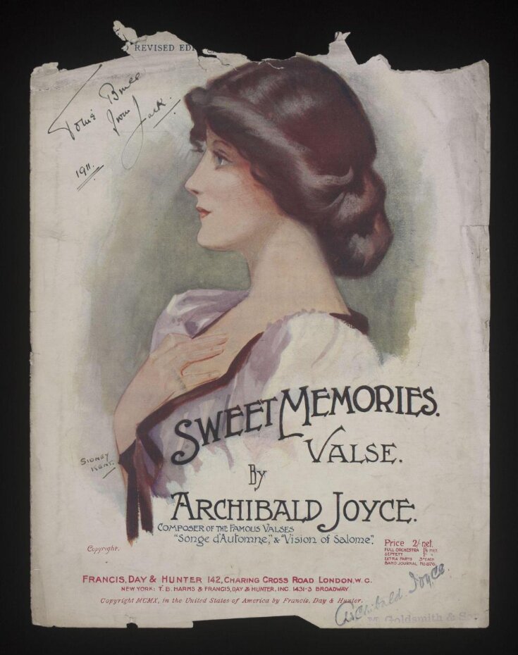 Sweet Memories Walse Sidney Kent Archibald Joyce V&A Explore The Collections