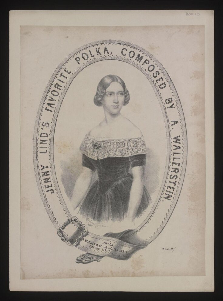 Jenny Lind's Favorite Polka composed by A. Wallerstein top image