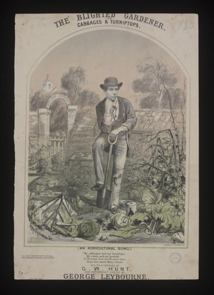 The Blighted Gardener, or Cabbages and Turniptops top image