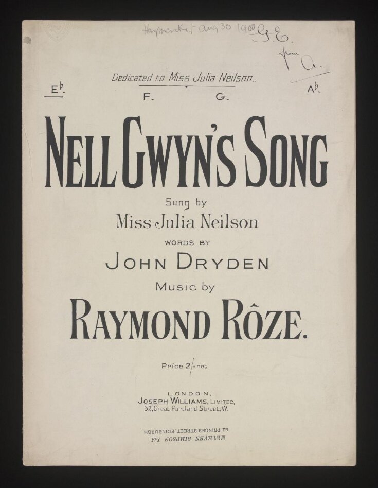 Nell Gwyn's Song image