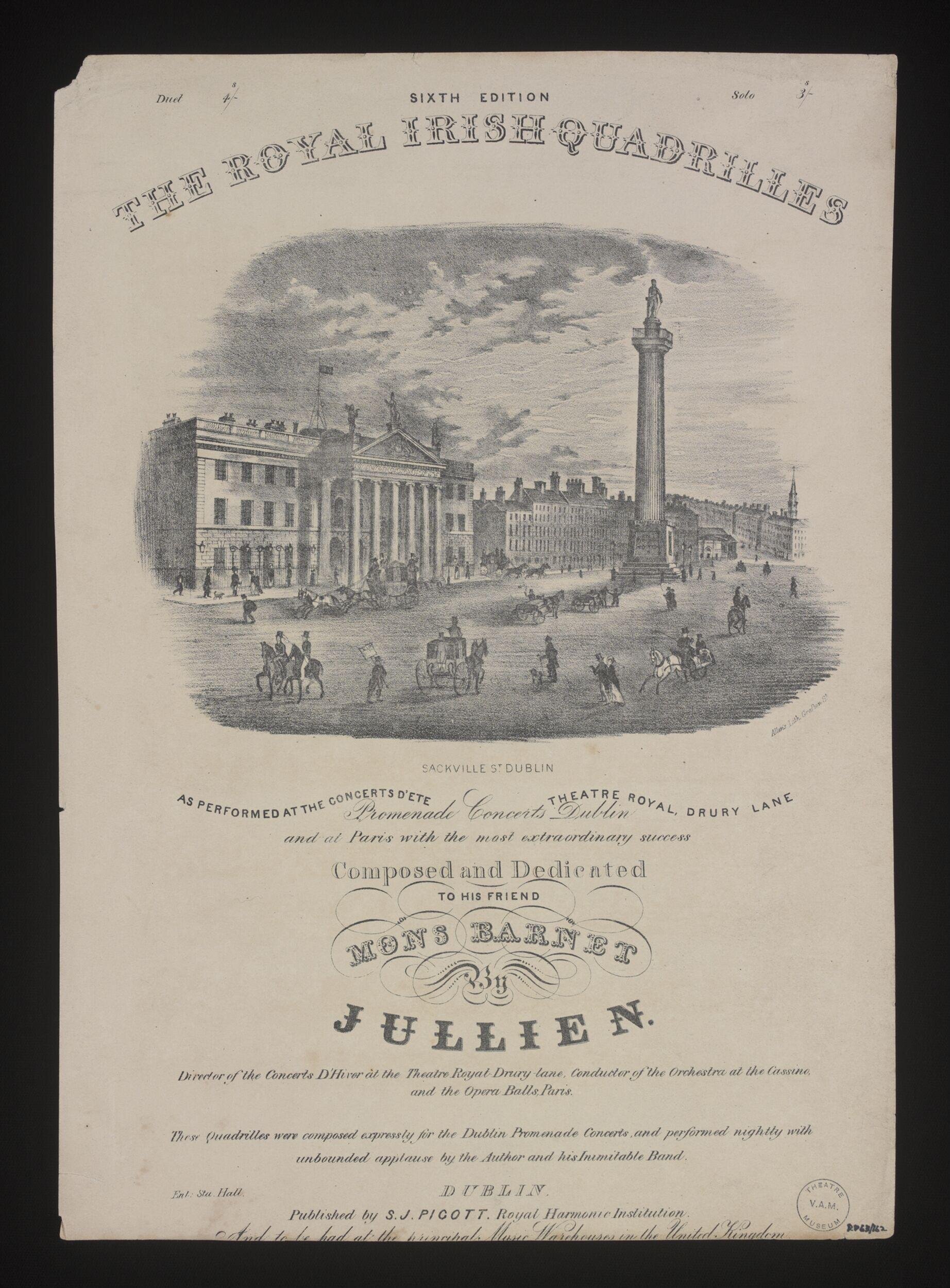 The Royal Irish Quadrilles by Jullien, Louis Antoine