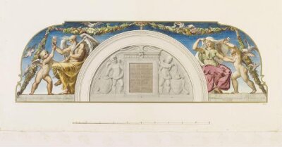 Design for spandrel in the National Competition Gallery