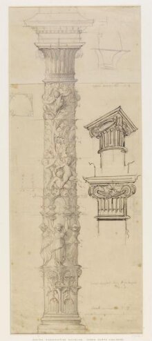 Design for the decoration of the permanent buildings of the South Kensington Museums by the late Godfrey Sykes thumbnail 1