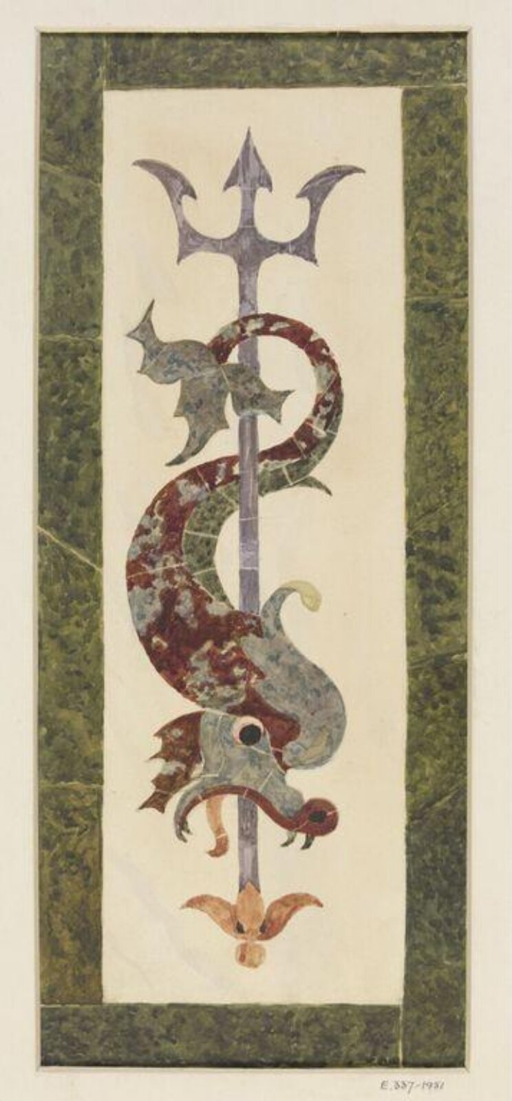 Watercolour drawing, E. Gray, 1870-1900